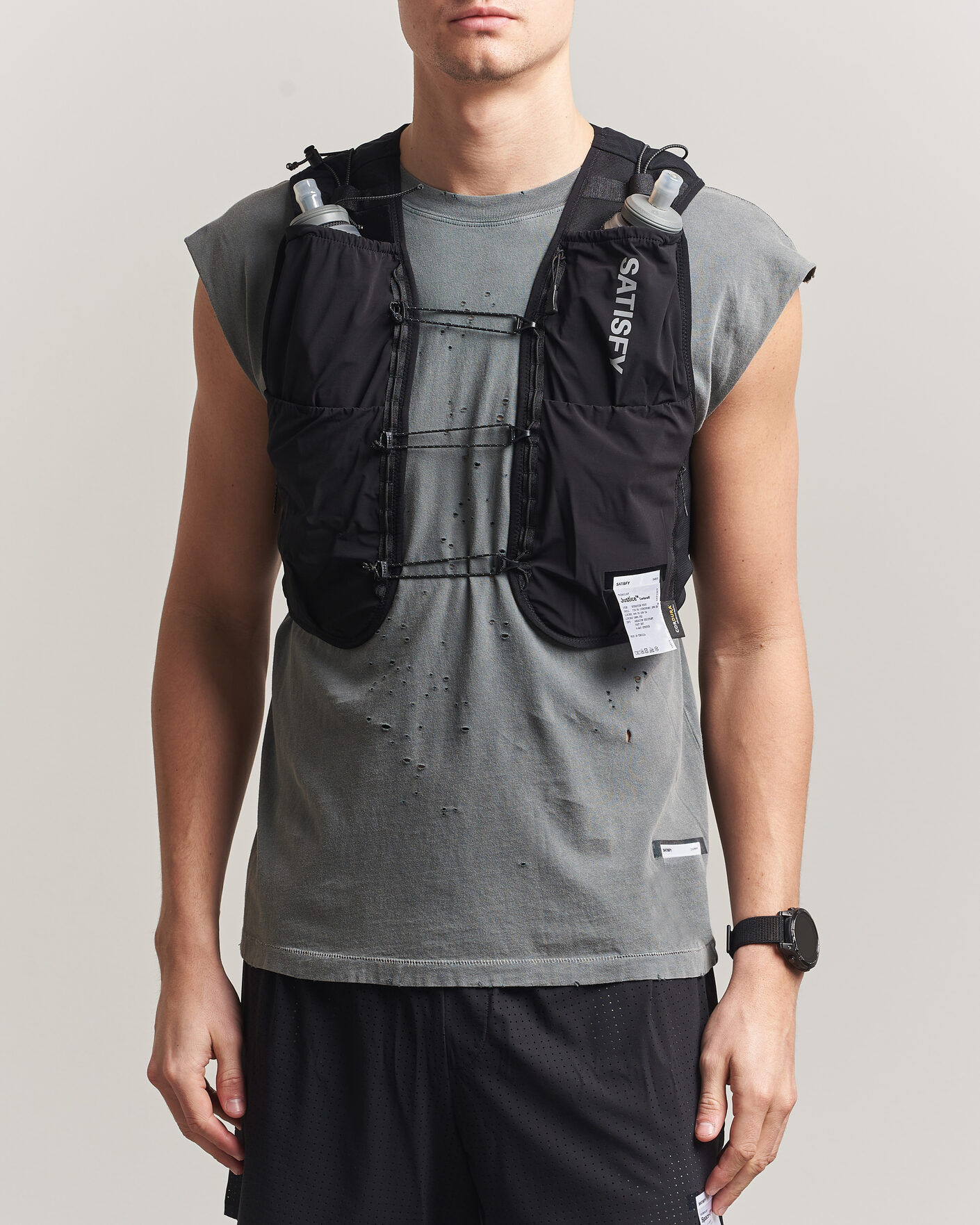 Mies | Active Asusteet | Satisfy | Justice Cordura Hydration Vest 5L Black