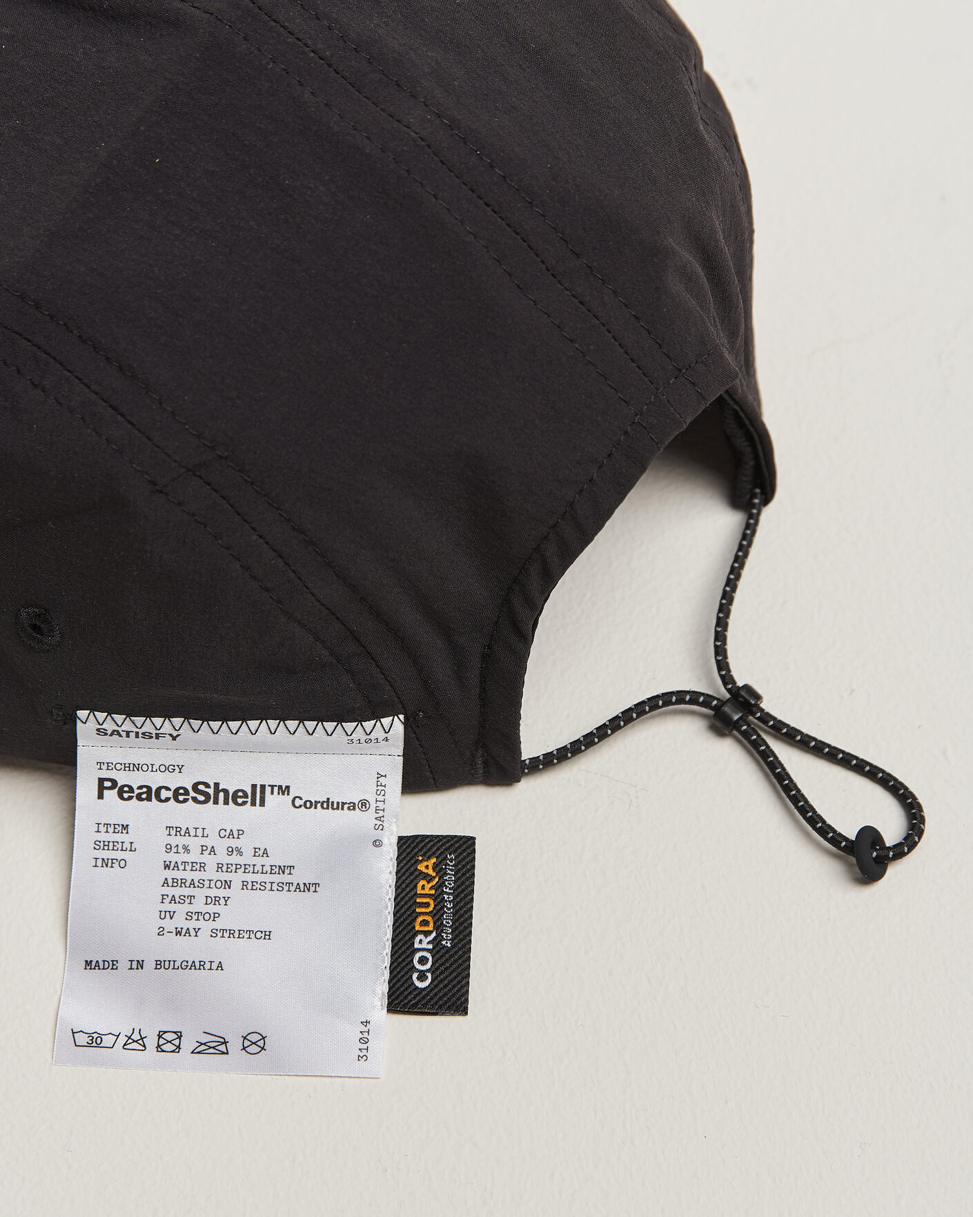 Mies | Päähineet | Satisfy | PeaceShell Cordura Trail Cap Black