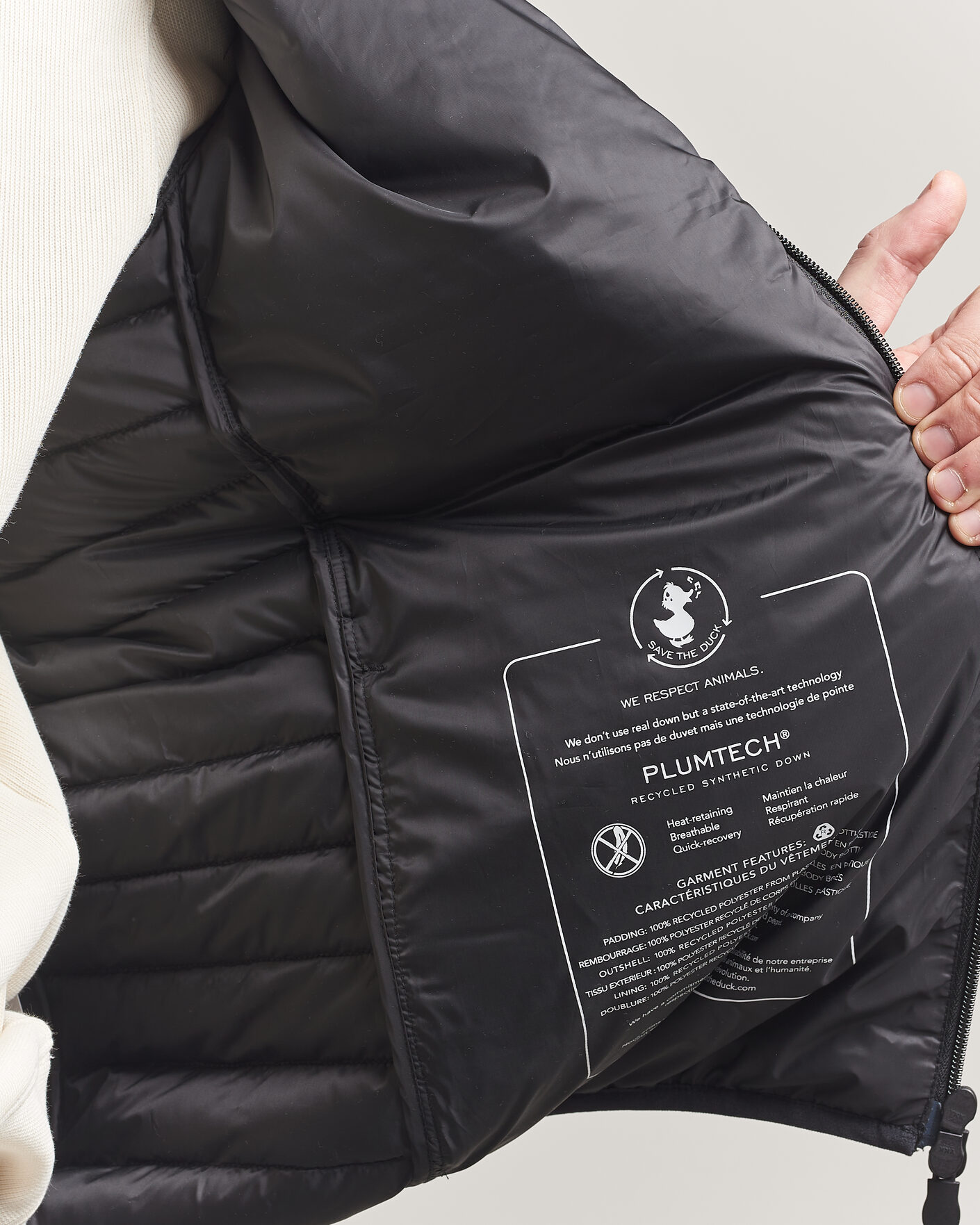 Mies | Takit | Save The Duck | Cole Lightweight Padded Jacket Black
