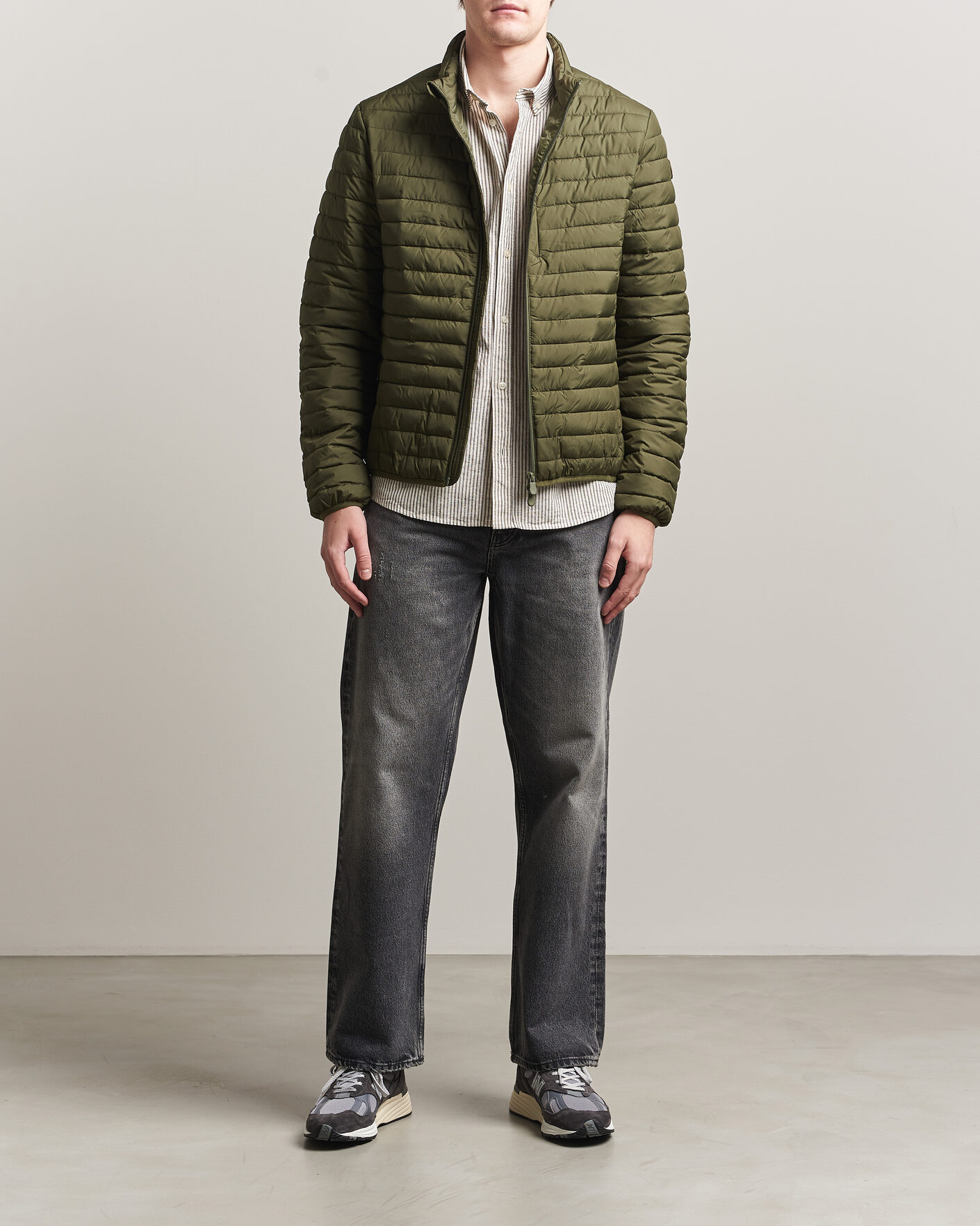 Mies | Takit | Save The Duck | Cole Lightweight Padded Jacket  Snake Green