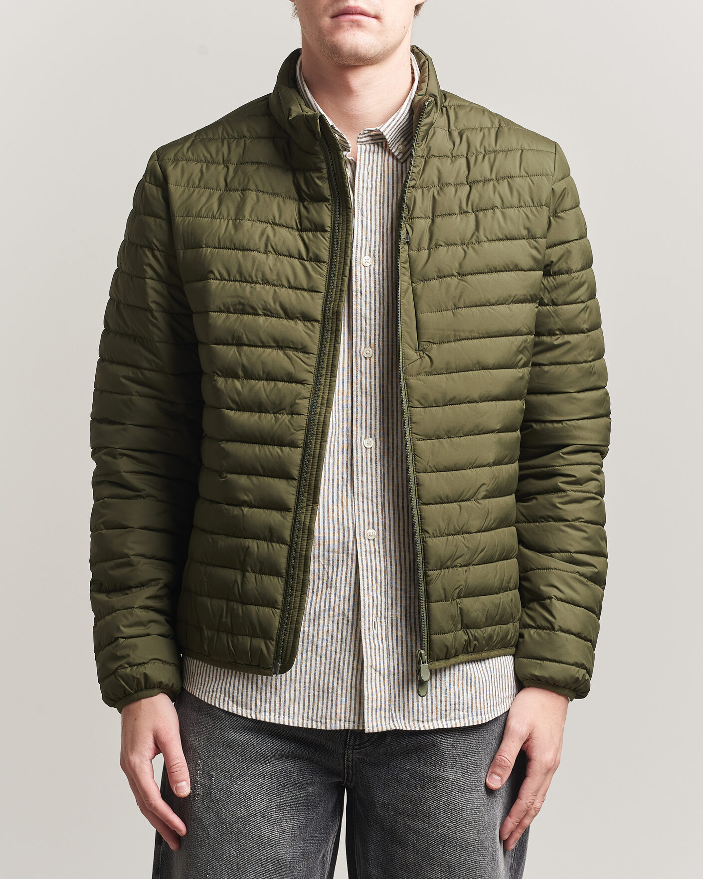 Mies | Takit | Save The Duck | Cole Lightweight Padded Jacket  Snake Green