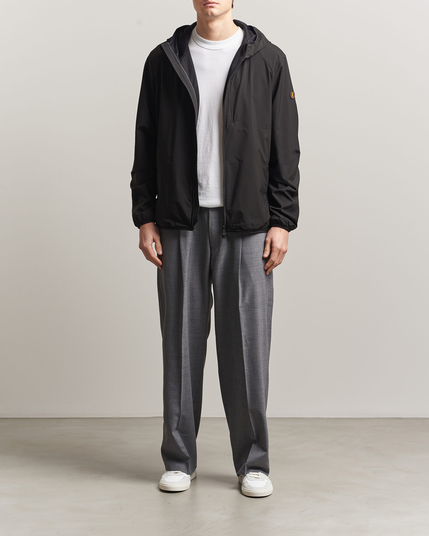 Mies | Takit | Save The Duck | Pier Wind/Water Resistant Hood Jacket Black