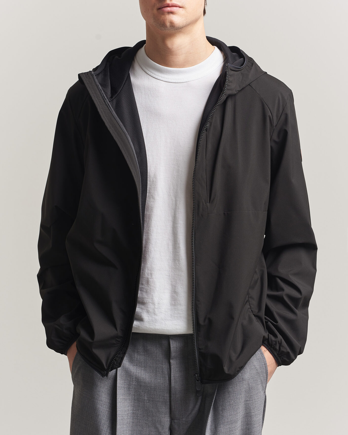 Mies | Takit | Save The Duck | Pier Wind/Water Resistant Hood Jacket Black