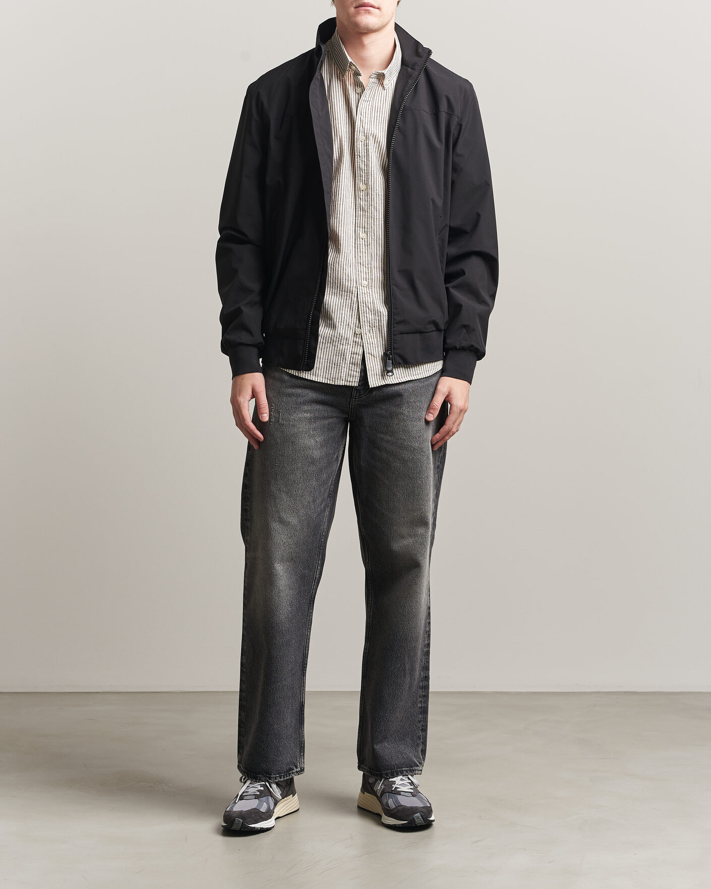 Mies | Takit | Save The Duck | Finlay Nylon Harrington Jacket Black