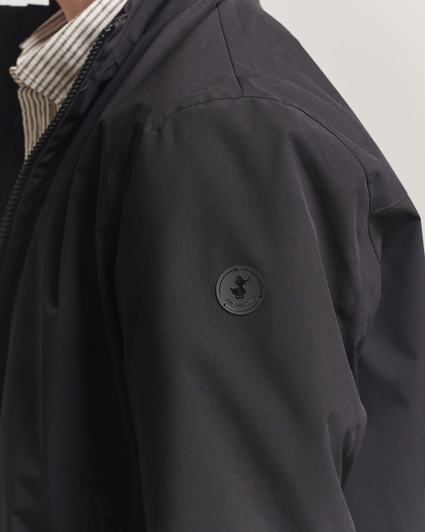 Mies | Takit | Save The Duck | Finlay Nylon Harrington Jacket Black