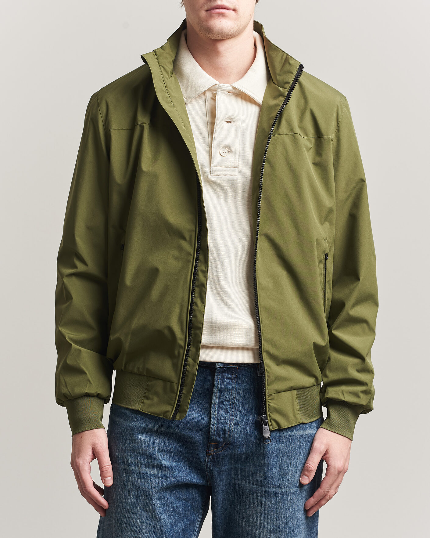 Mies | Takit | Save The Duck | Finlay Nylon Harrington Jacket Dusty Olive