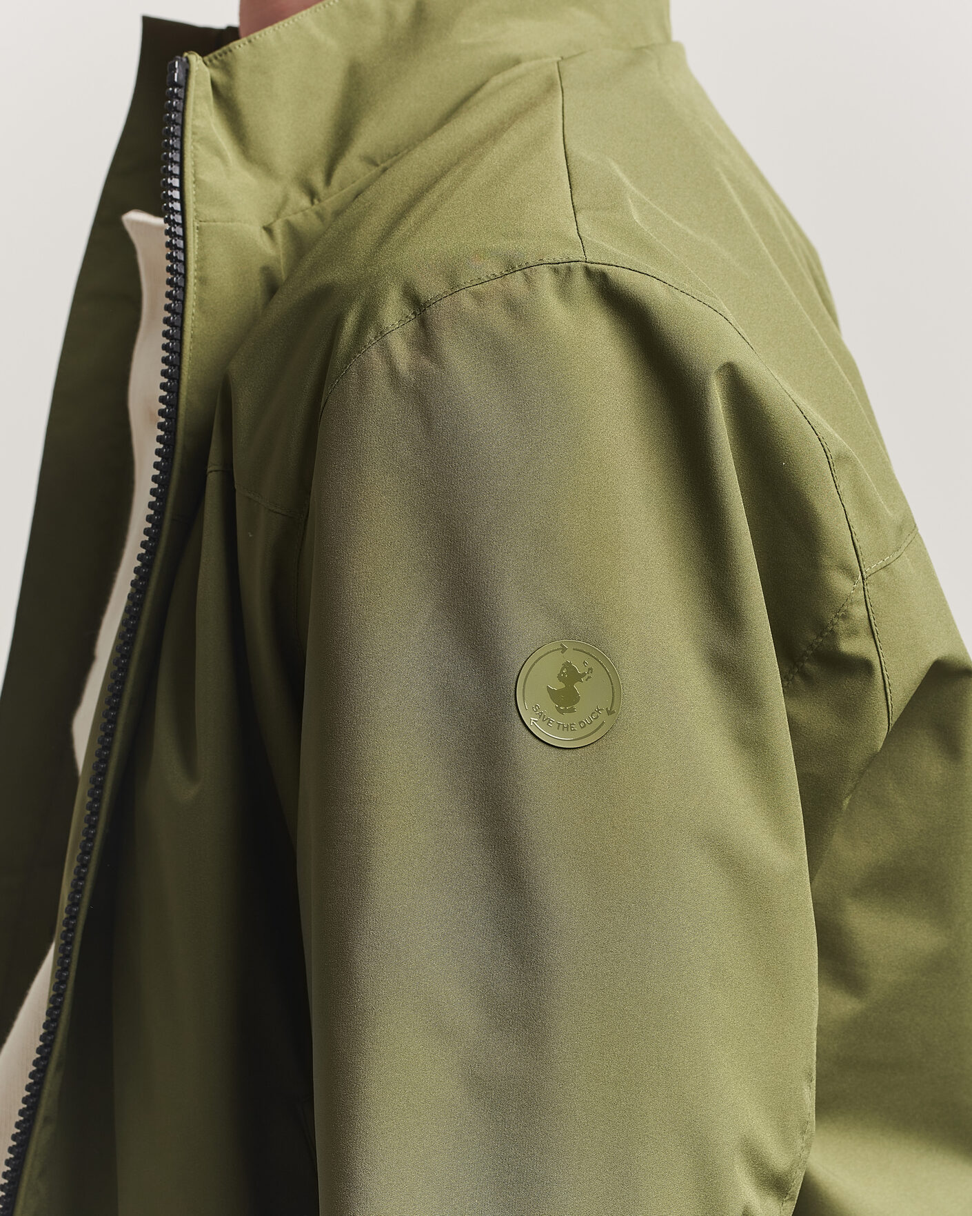 Mies | Takit | Save The Duck | Finlay Nylon Harrington Jacket Dusty Olive