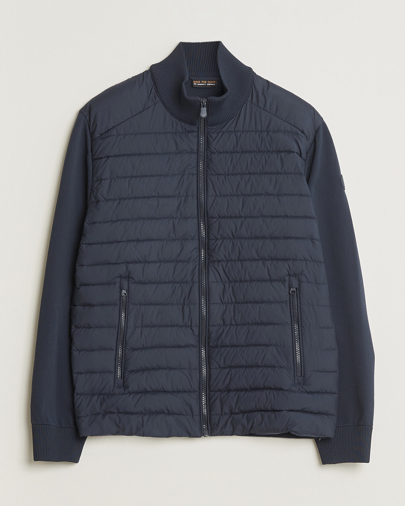 Mies | Takit | Save The Duck | Sedum Lightweight Padded Hybrid Jacket Navy Blue