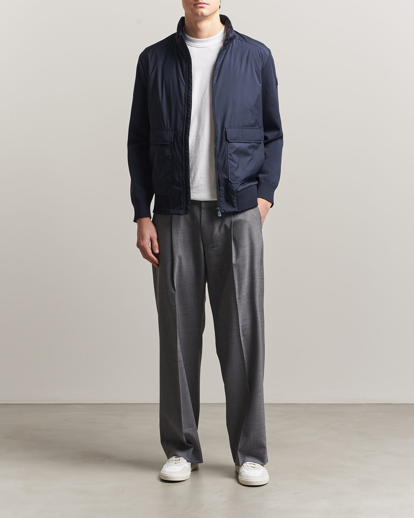 Mies | Takit | Save The Duck | Alfo Hybrid Jacket Navy Blue