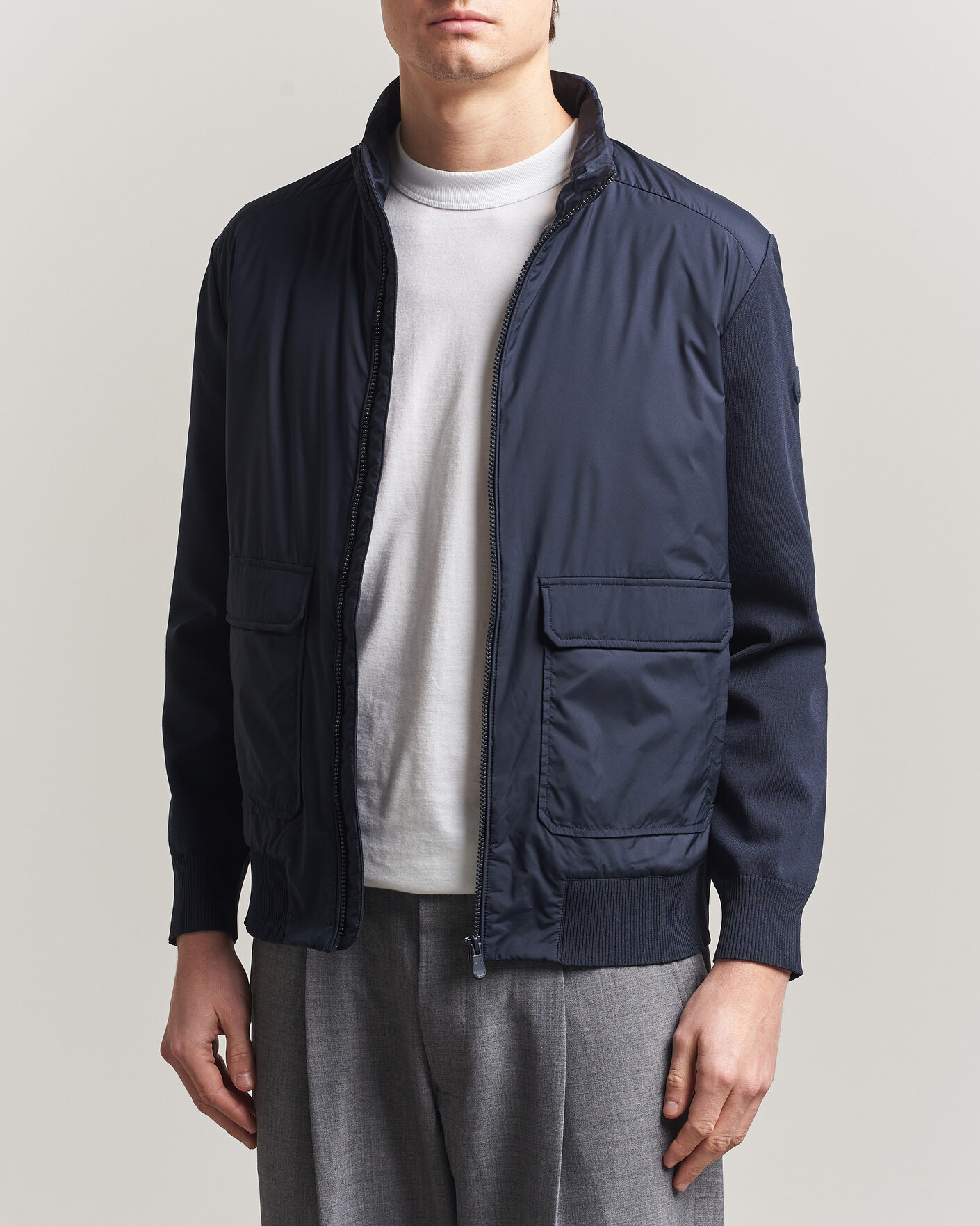 Mies | Takit | Save The Duck | Alfo Hybrid Jacket Navy Blue