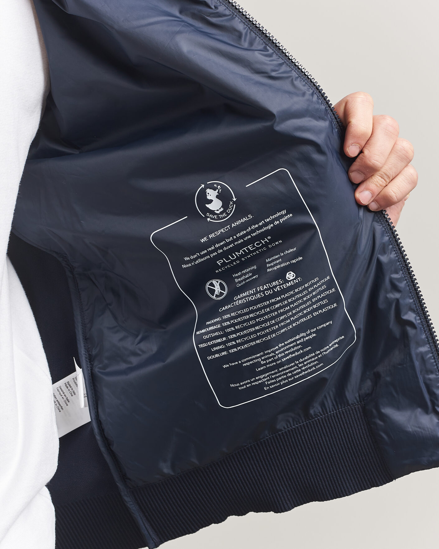 Mies | Takit | Save The Duck | Alfo Hybrid Jacket Navy Blue