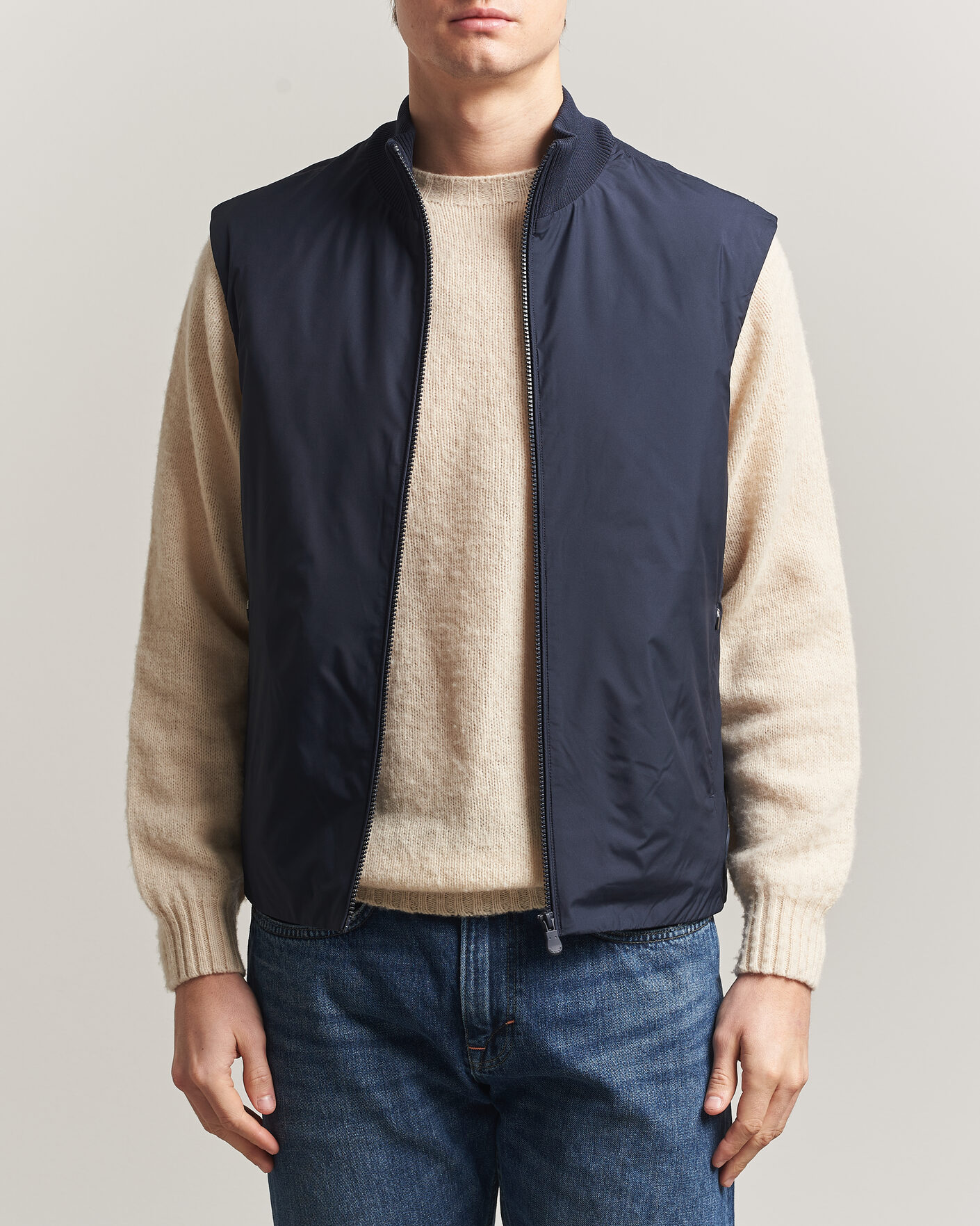 Mies | Ulkoliivit | Save The Duck | Orris Hybrid Vest Navy Blue