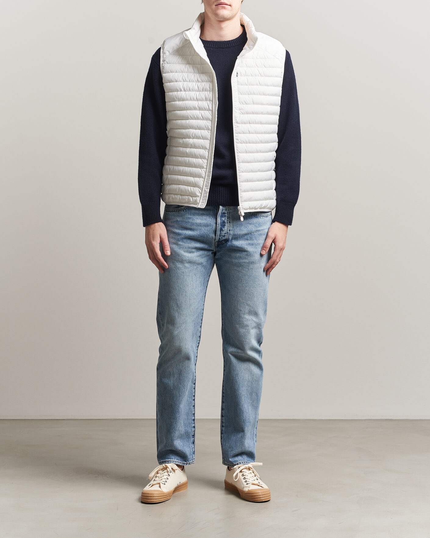 Mies | Ulkoliivit | Save The Duck | Dave Lightweight Padded Vest Dull White