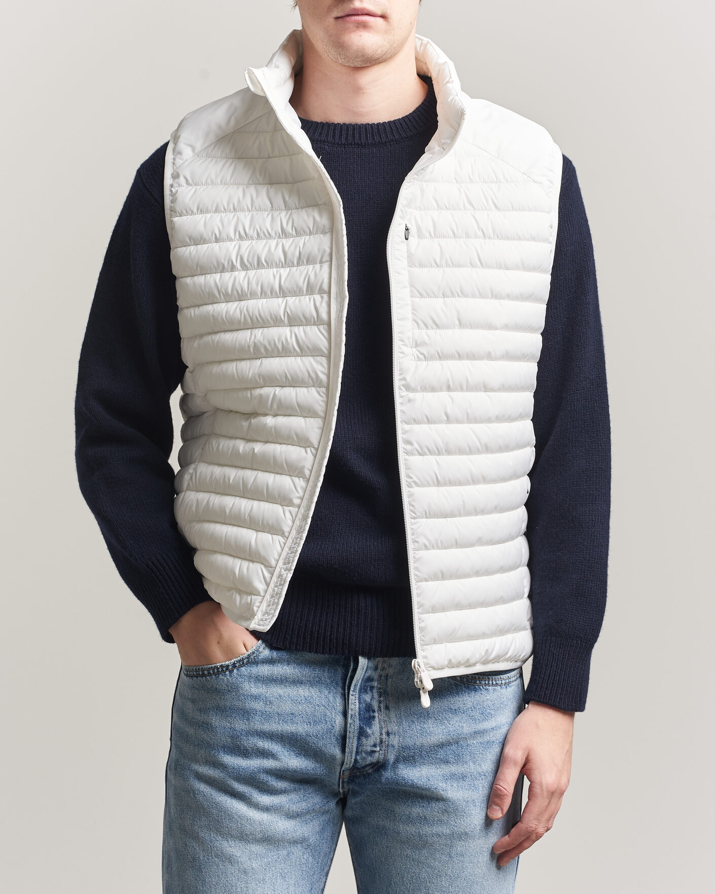 Mies | Ulkoliivit | Save The Duck | Dave Lightweight Padded Vest Dull White