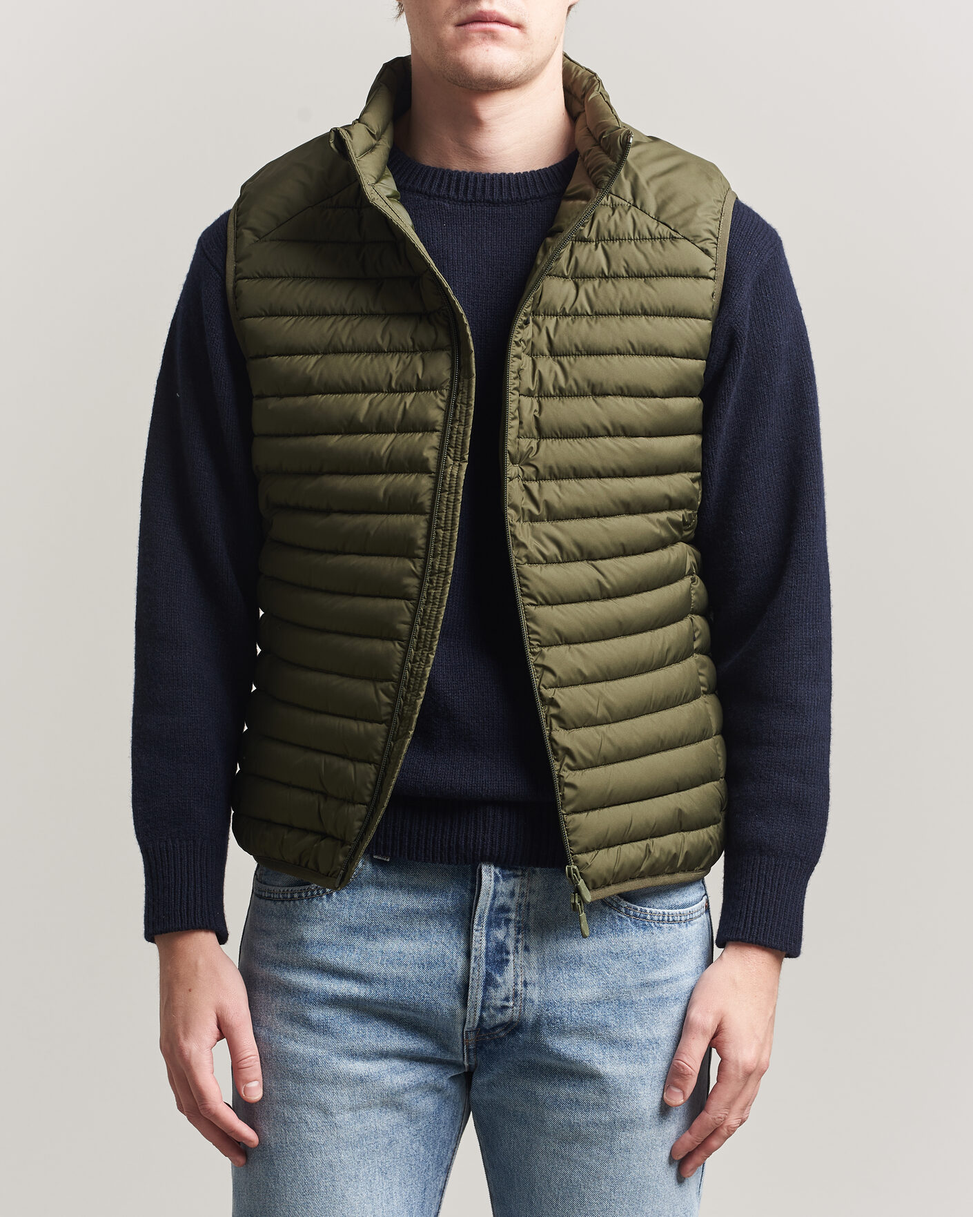 Mies | Ulkoliivit | Save The Duck | Dave Lightweight Padded Vest Snake Green