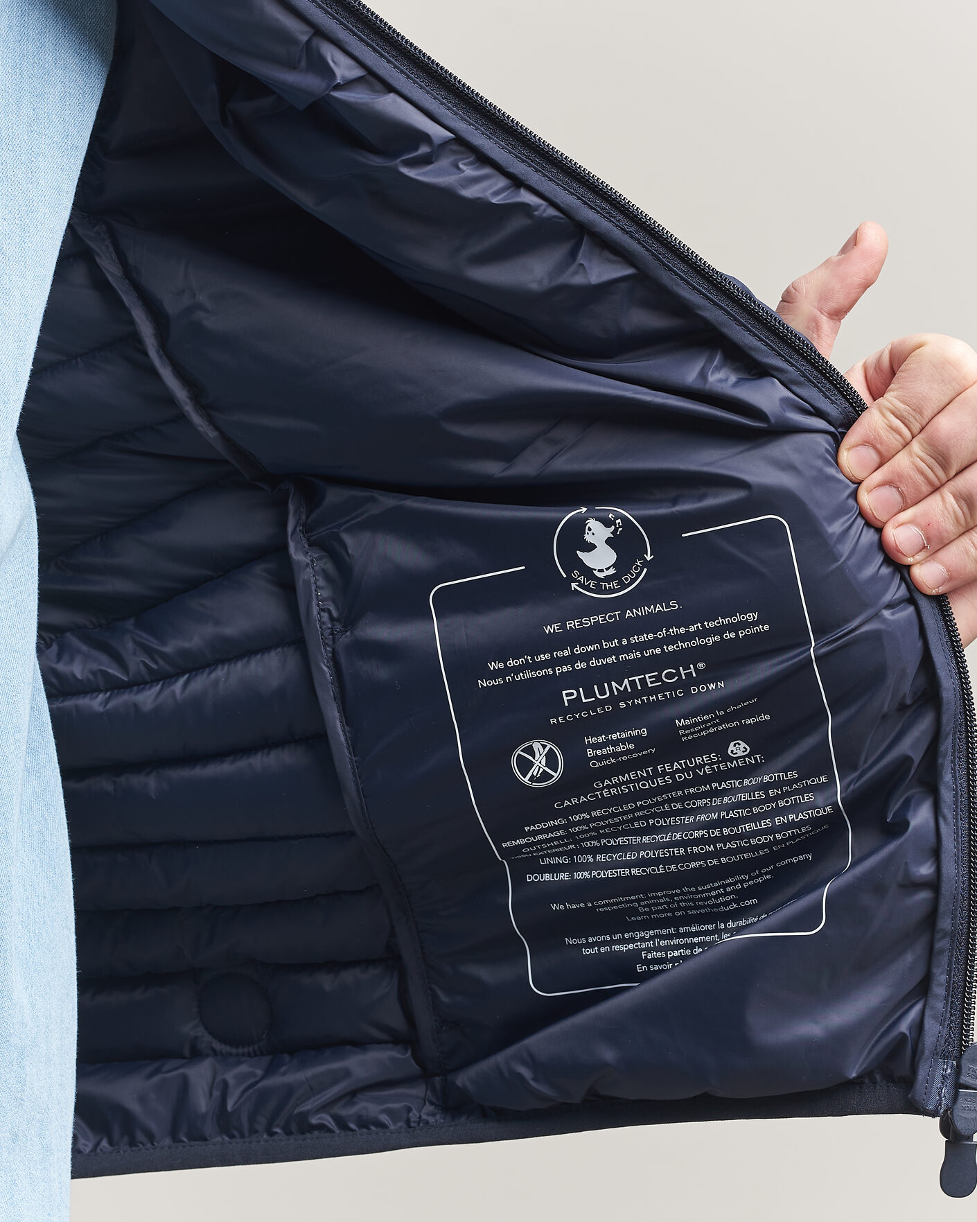 Mies | Ulkoliivit | Save The Duck | Dave Lightweight Padded Vest Navy Blue