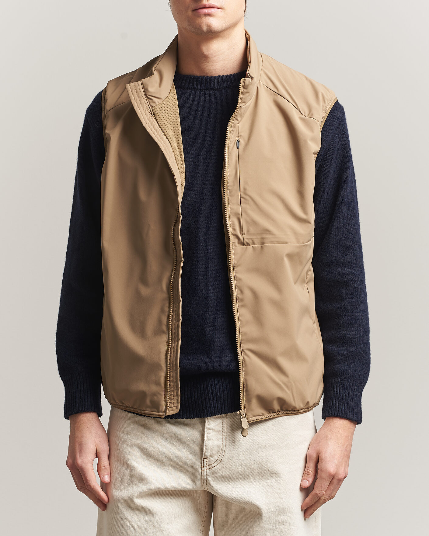 Mies | Ulkoliivit | Save The Duck | Joe Wind/Water Resistant Vest Khaki Brown