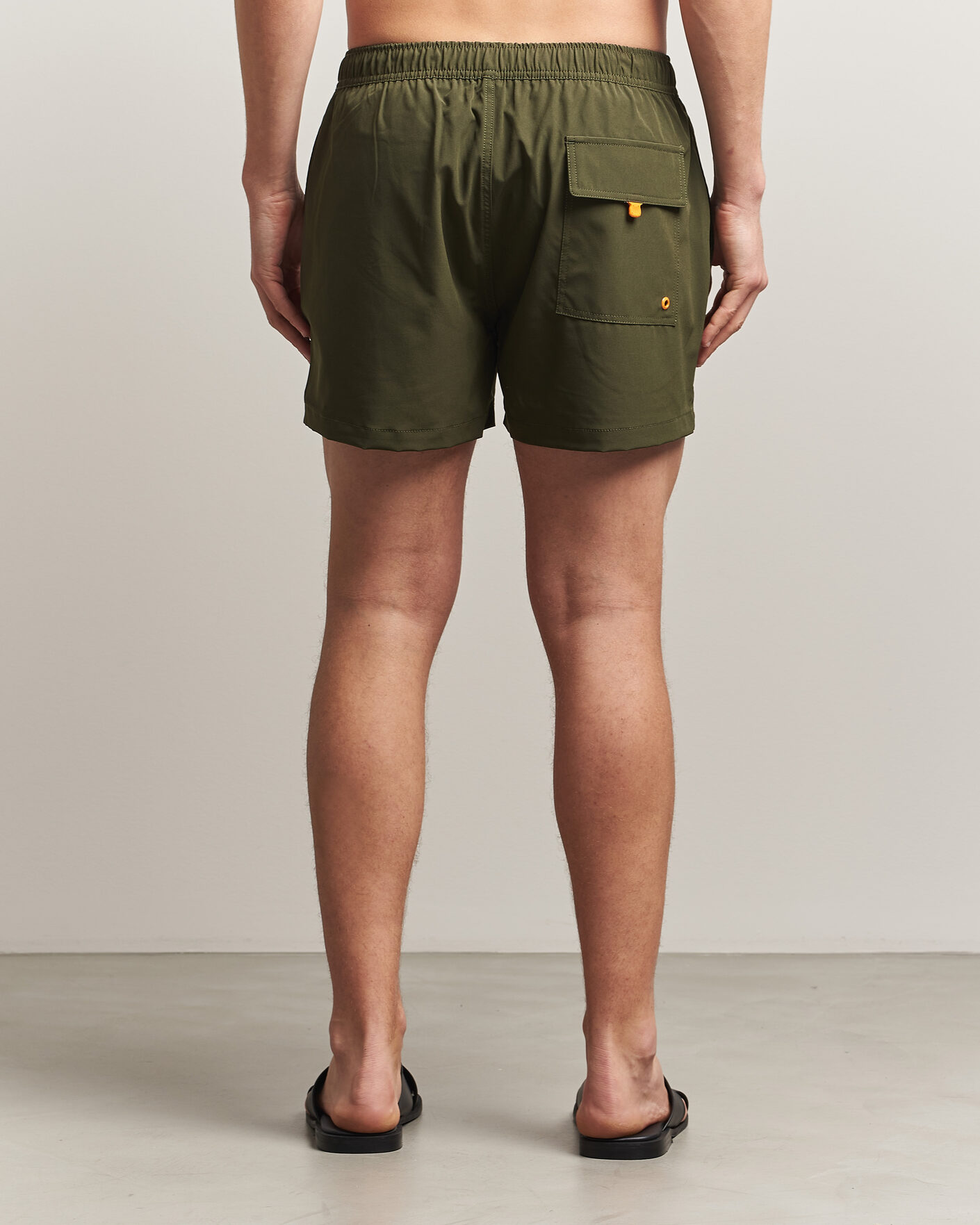 Mies | Uimahousut | Save The Duck | Plain Drawstring Swimshorts Snake Green