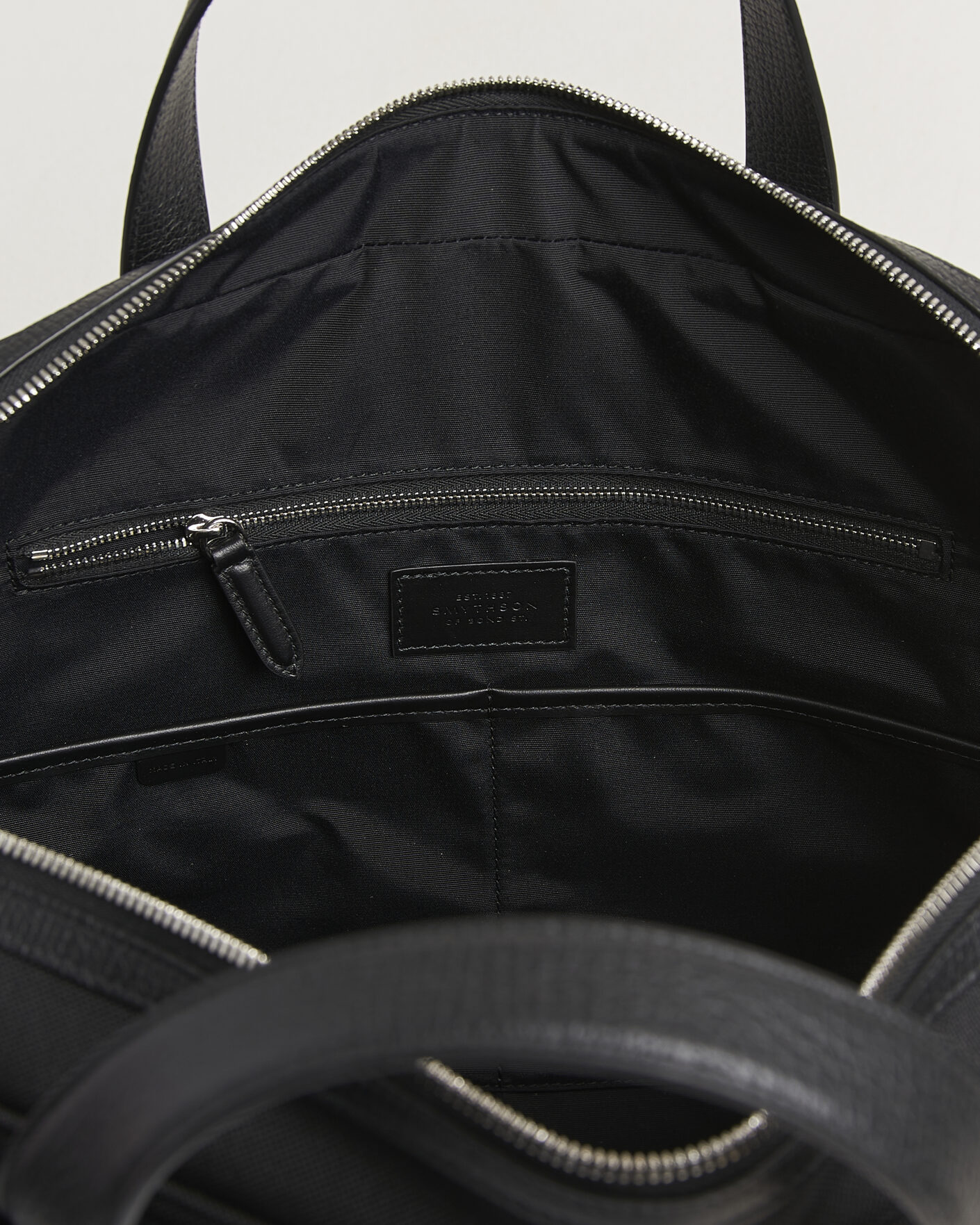 Mies | Laukut | Smythson | Canvas Norton Briefcase Black