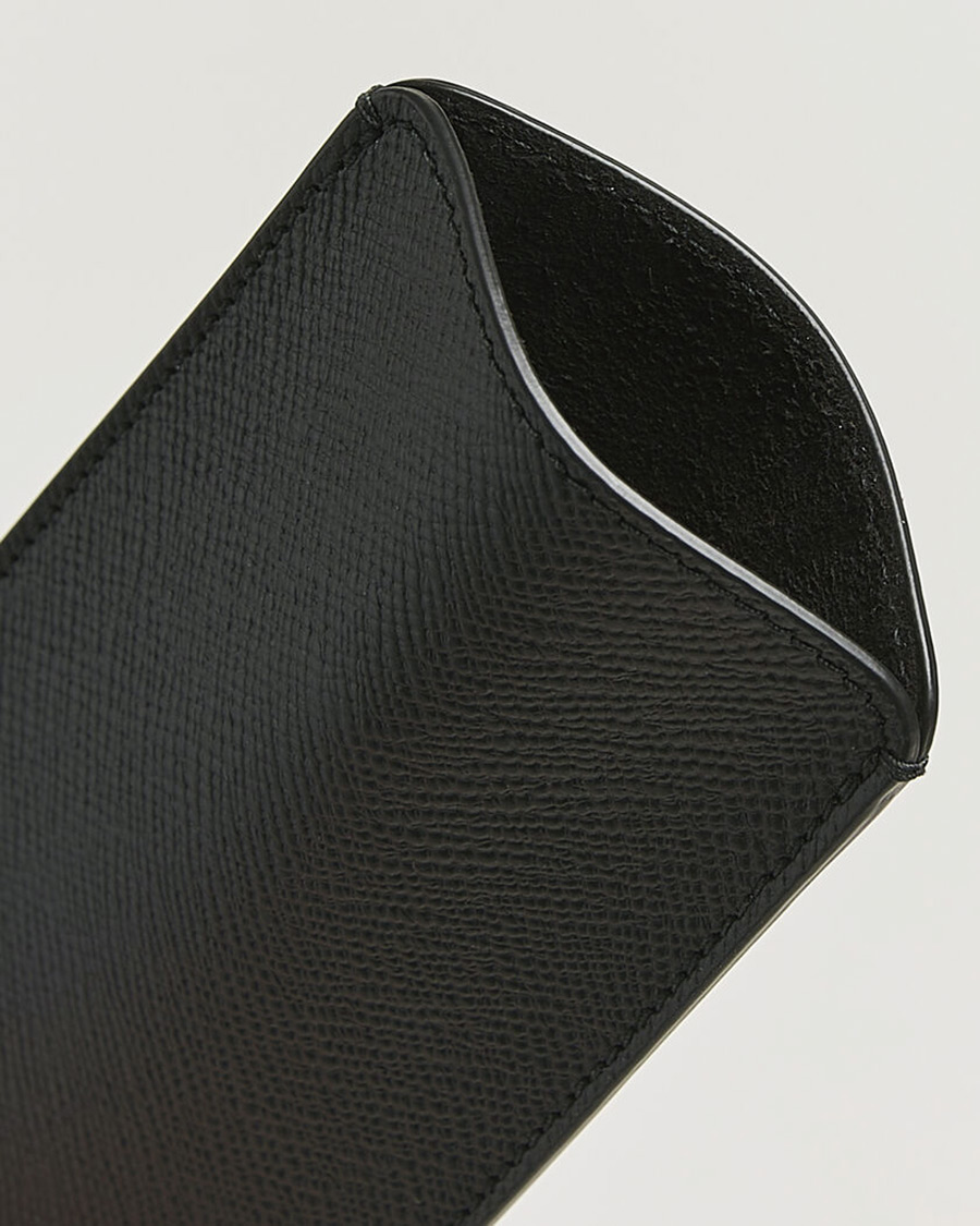 Mies | Aurinkolasit | Smythson | Panama Glasses Case Black