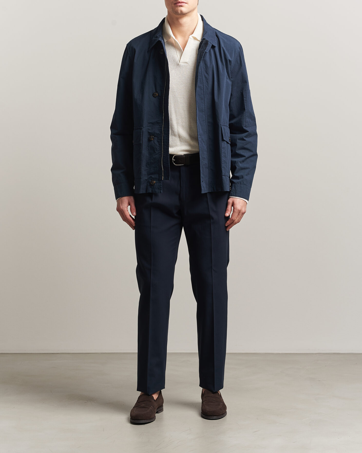 Mies | Takit | Valstar | Cotton Work Jacket Navy