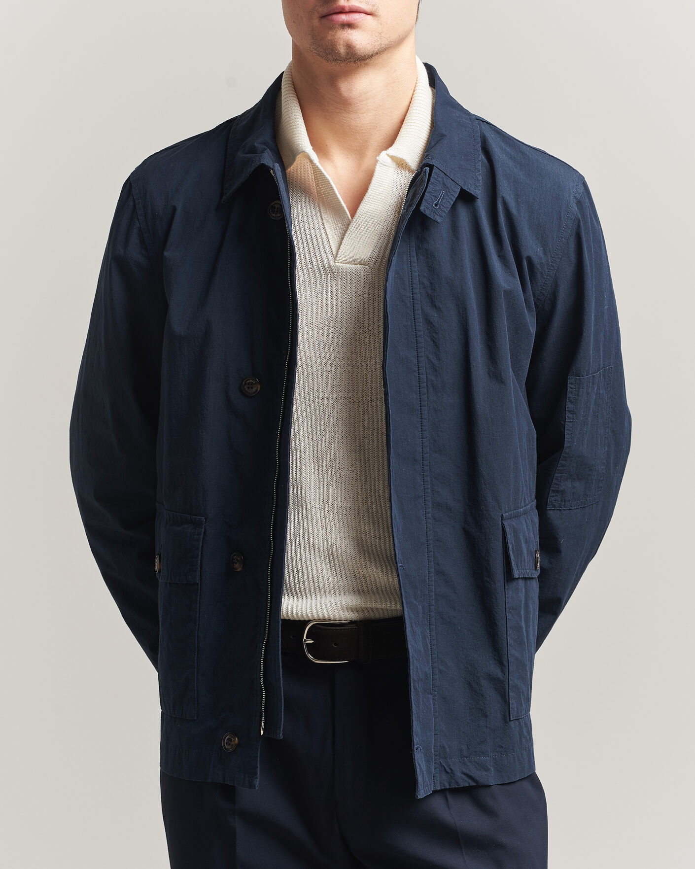 Mies | Takit | Valstar | Cotton Work Jacket Navy