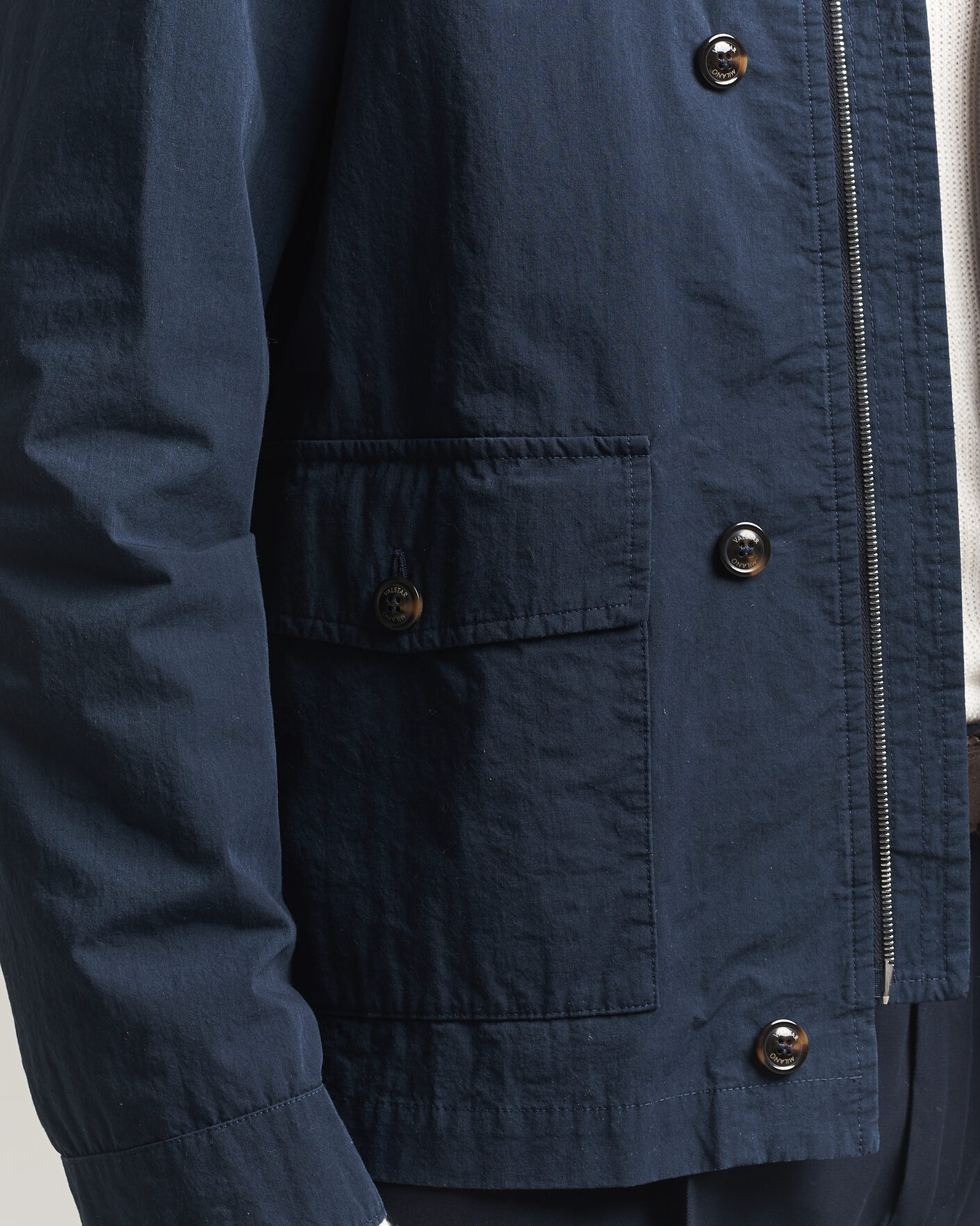 Mies | Takit | Valstar | Cotton Work Jacket Navy