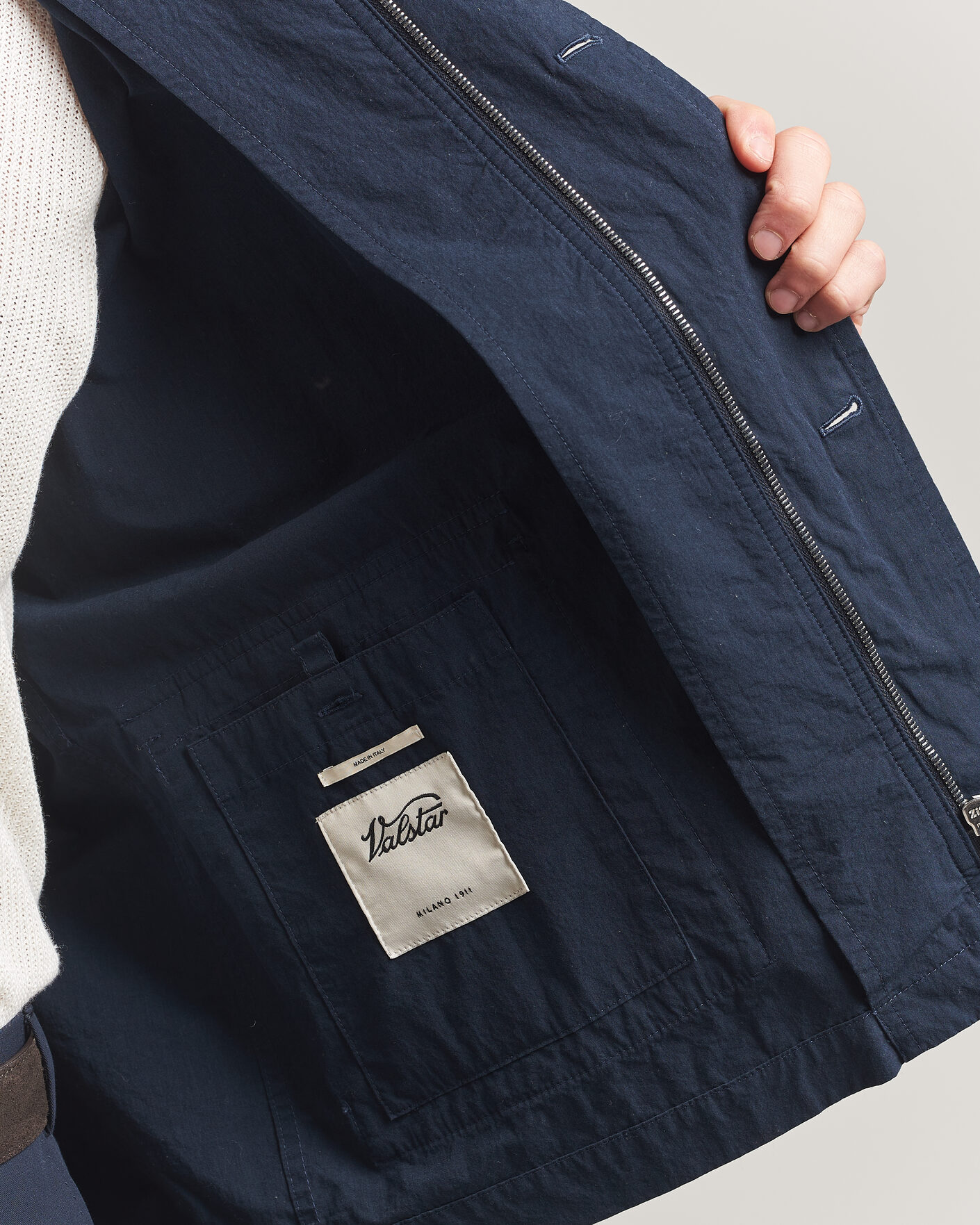 Mies | Takit | Valstar | Cotton Work Jacket Navy