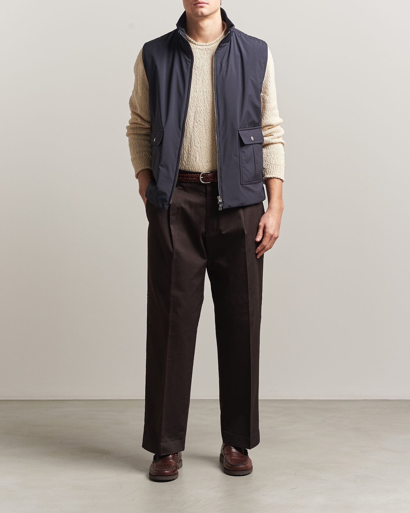 Mies | Ulkoliivit | Valstar | Nylon Zip Vest Navy