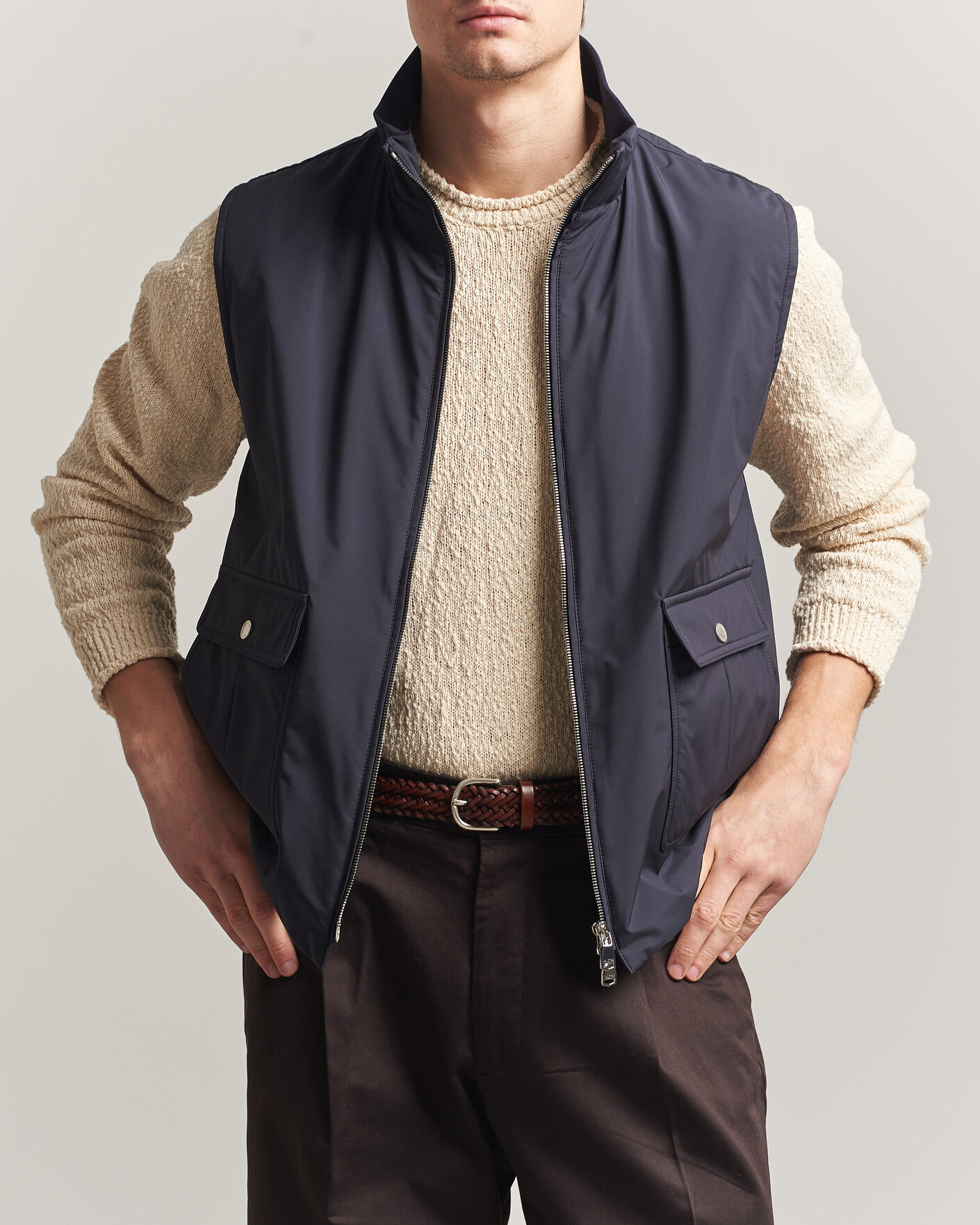 Mies | Ulkoliivit | Valstar | Nylon Zip Vest Navy