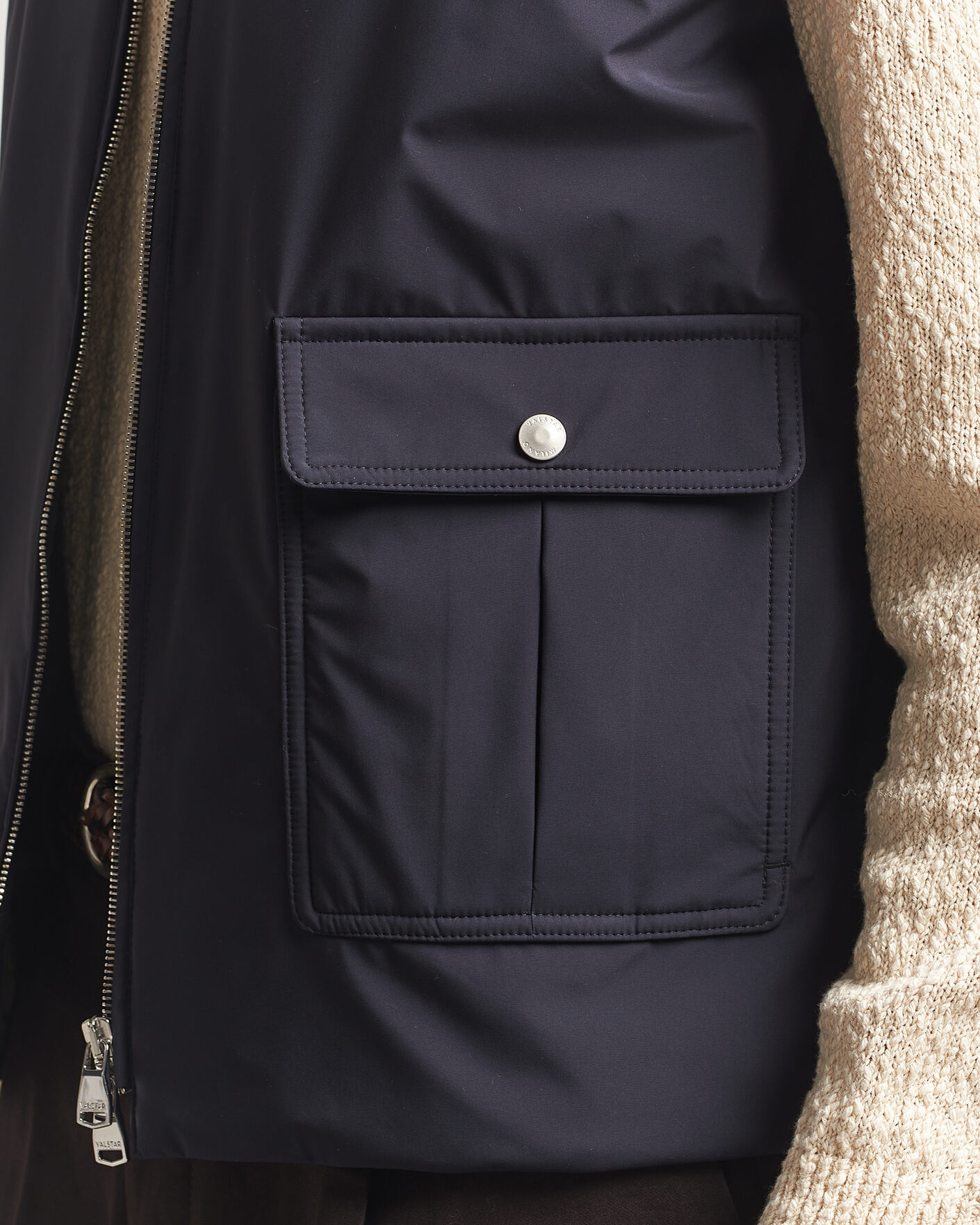 Mies | Ulkoliivit | Valstar | Nylon Zip Vest Navy
