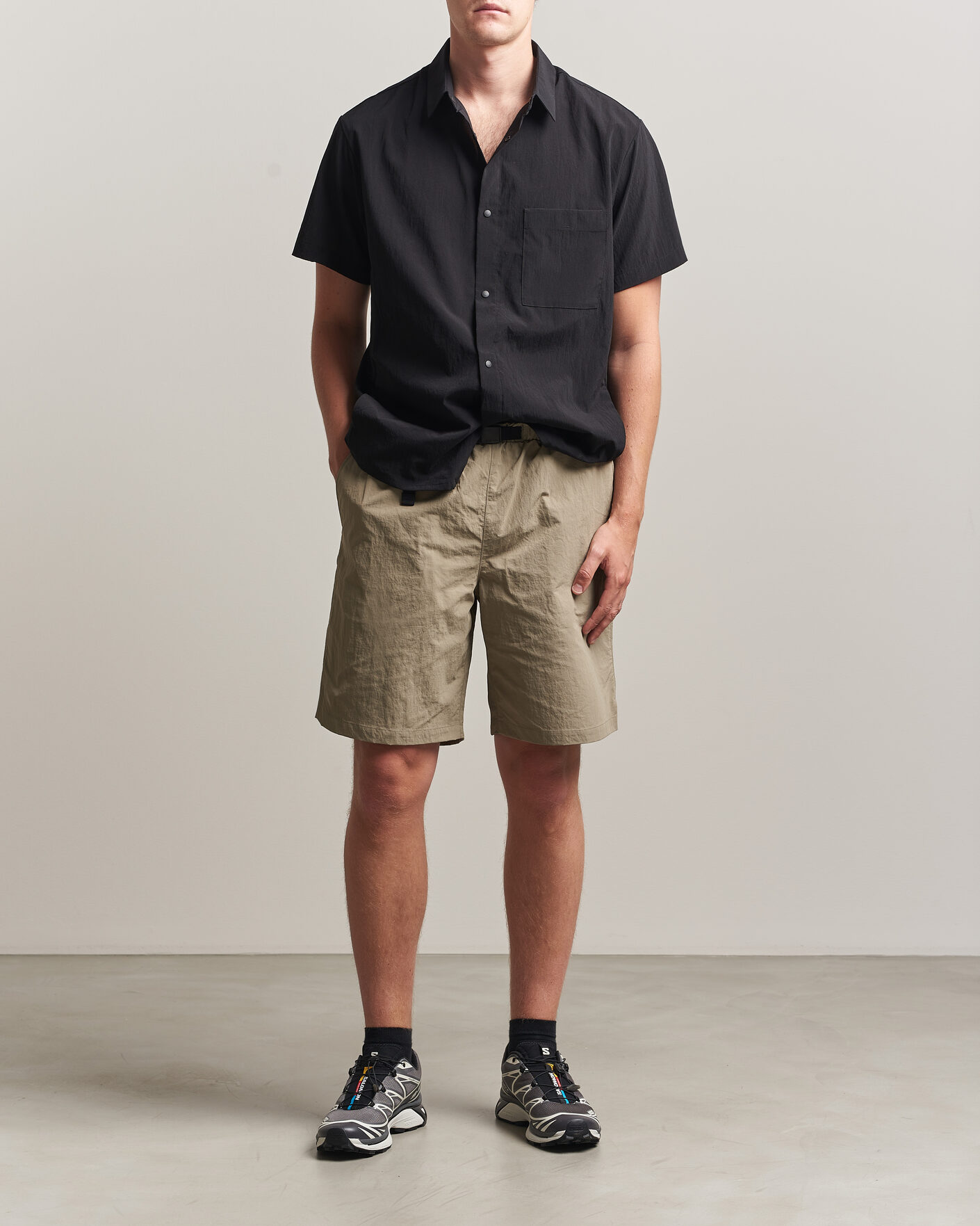 Mies | T-paidat | Snow Peak | Quick Dry Shirt Black