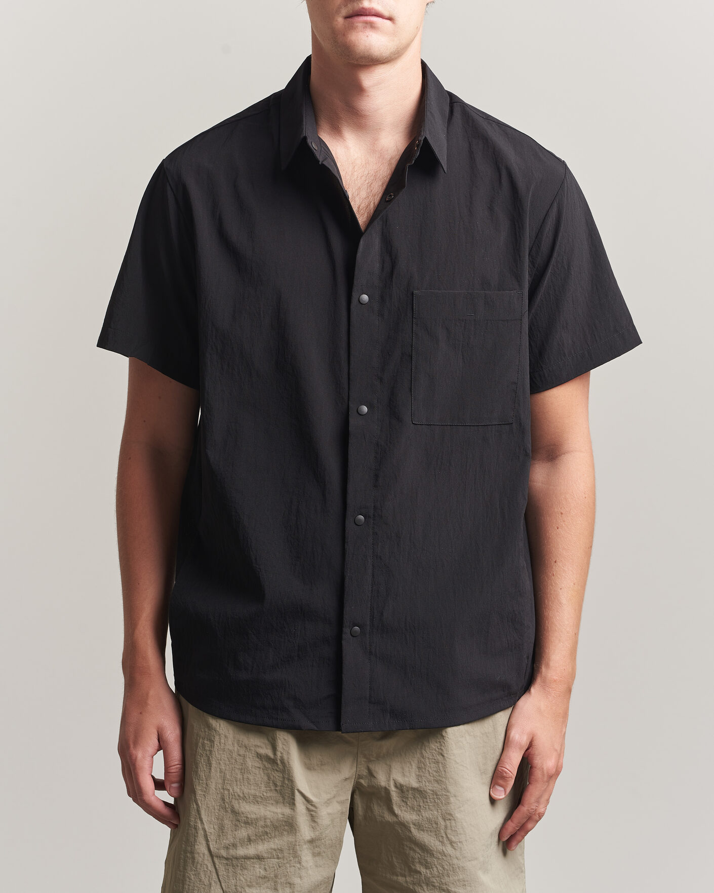Mies | T-paidat | Snow Peak | Quick Dry Shirt Black