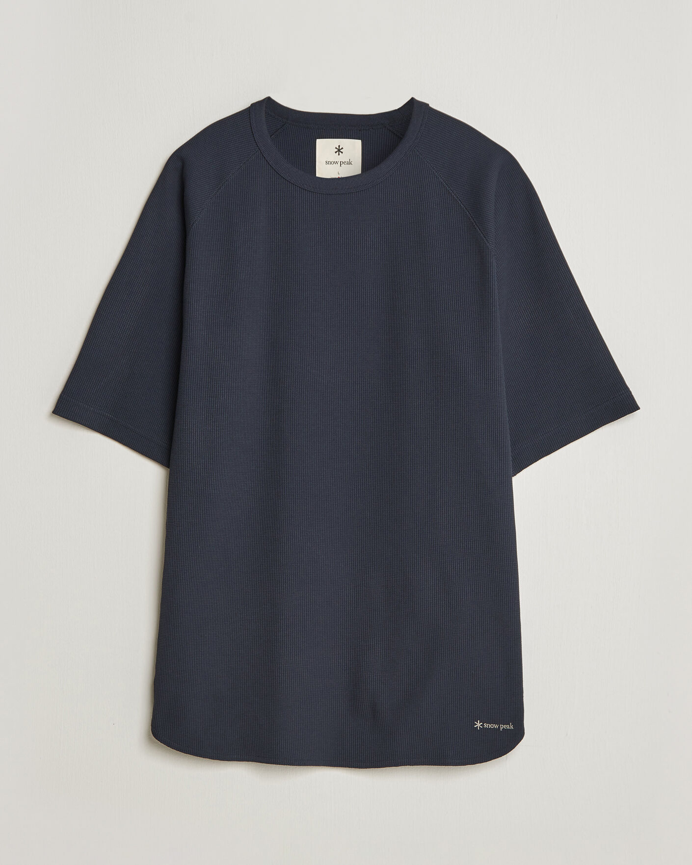 Mies | T-paidat | Snow Peak | Dry Waffle T-Shirt Dark Navy