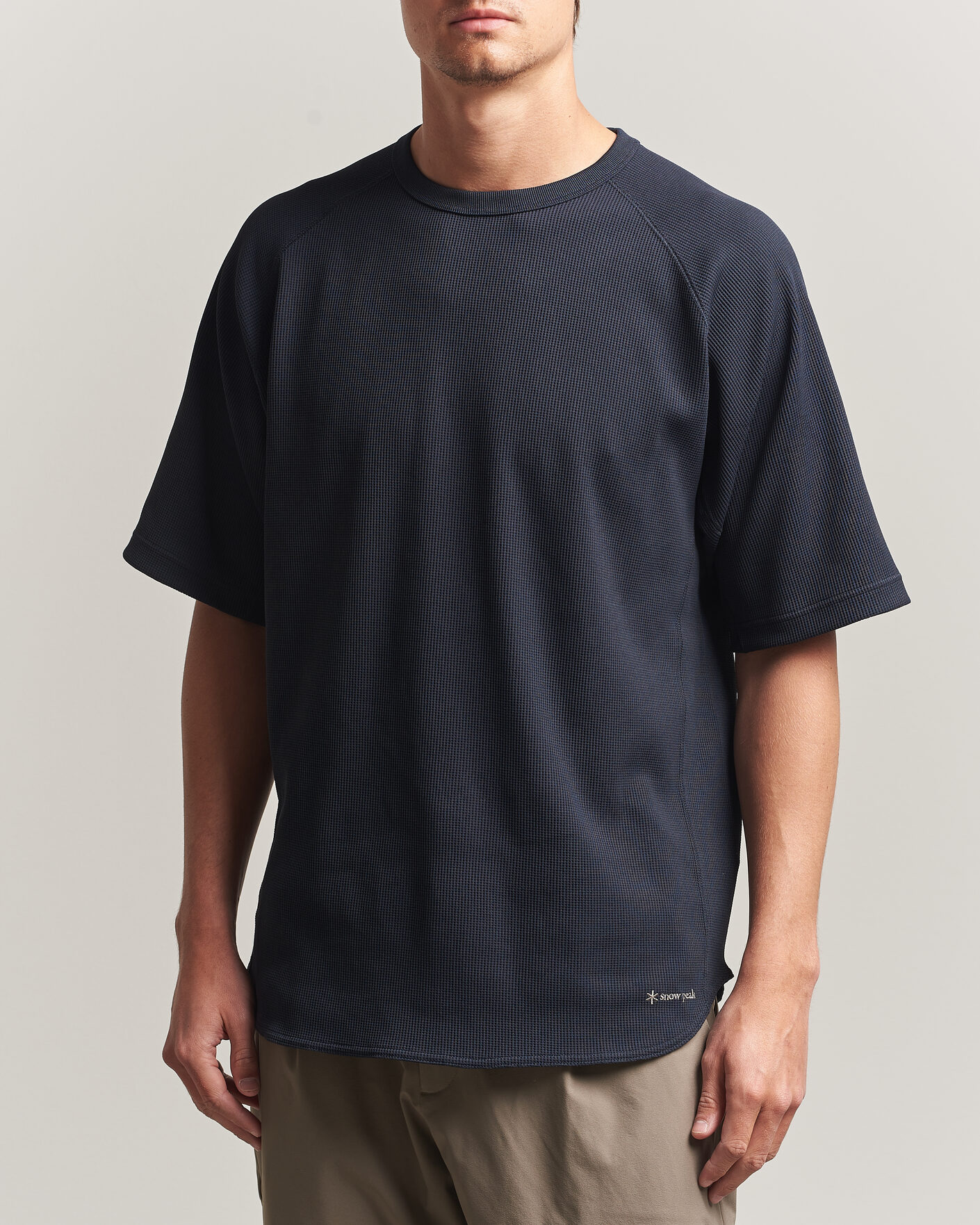 Mies | T-paidat | Snow Peak | Dry Waffle T-Shirt Dark Navy