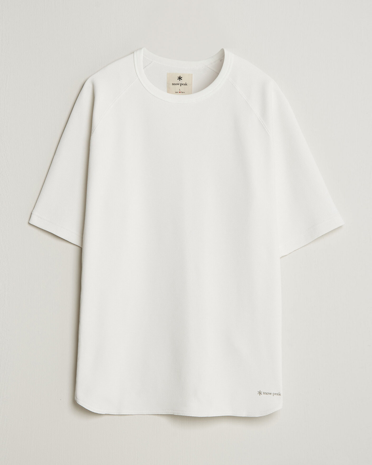 Mies | T-paidat | Snow Peak | Dry Waffle T-Shirt Off White