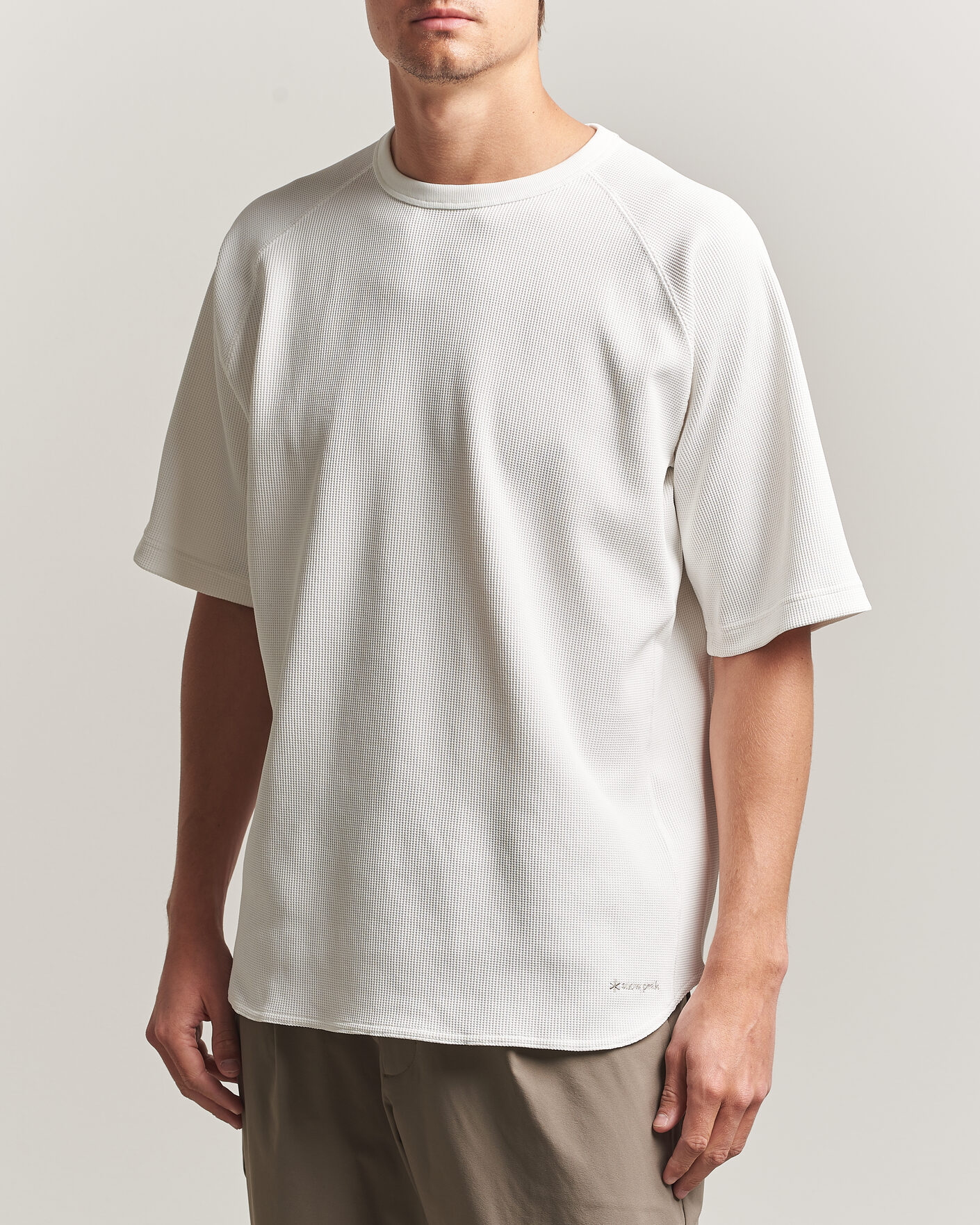 Mies | T-paidat | Snow Peak | Dry Waffle T-Shirt Off White