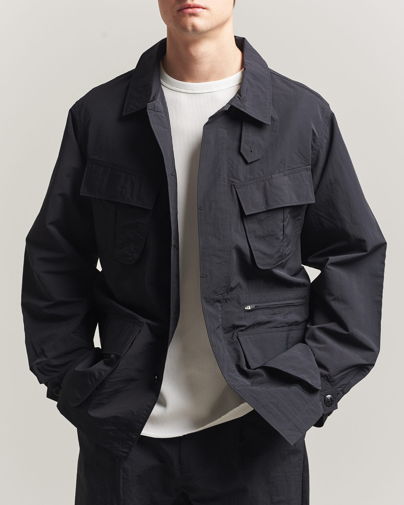 Mies | Takit | Snow Peak | Nylon Washer Jacket Black