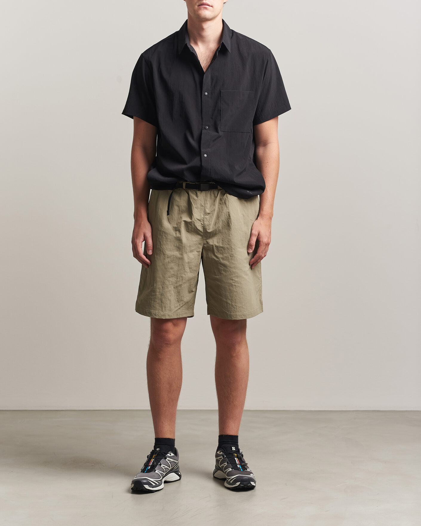 Mies | Shortsit | Snow Peak | Nylon Washer Shorts Greige