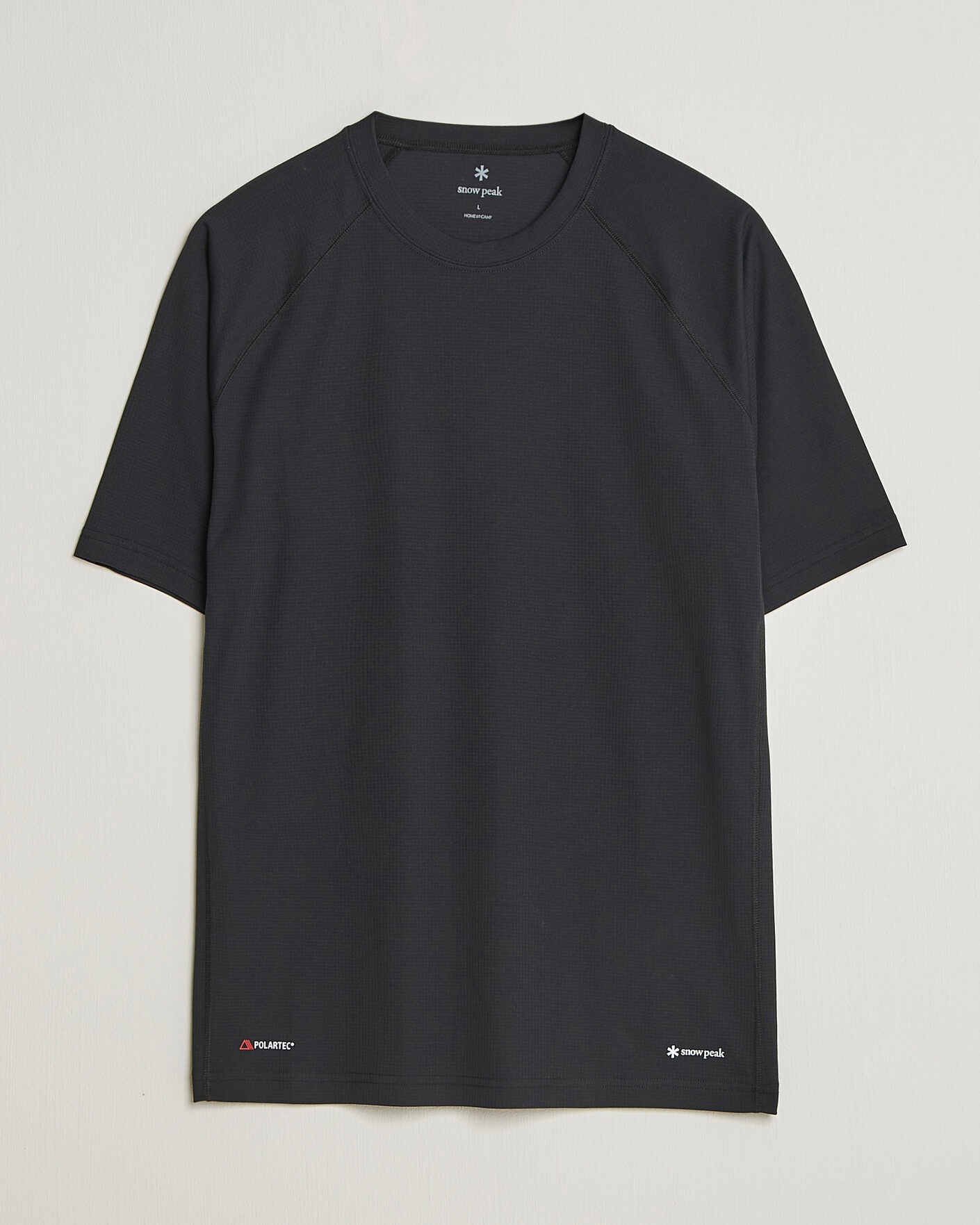 Mies | T-paidat | Snow Peak | Polartec Power Dry T-Shirt Black