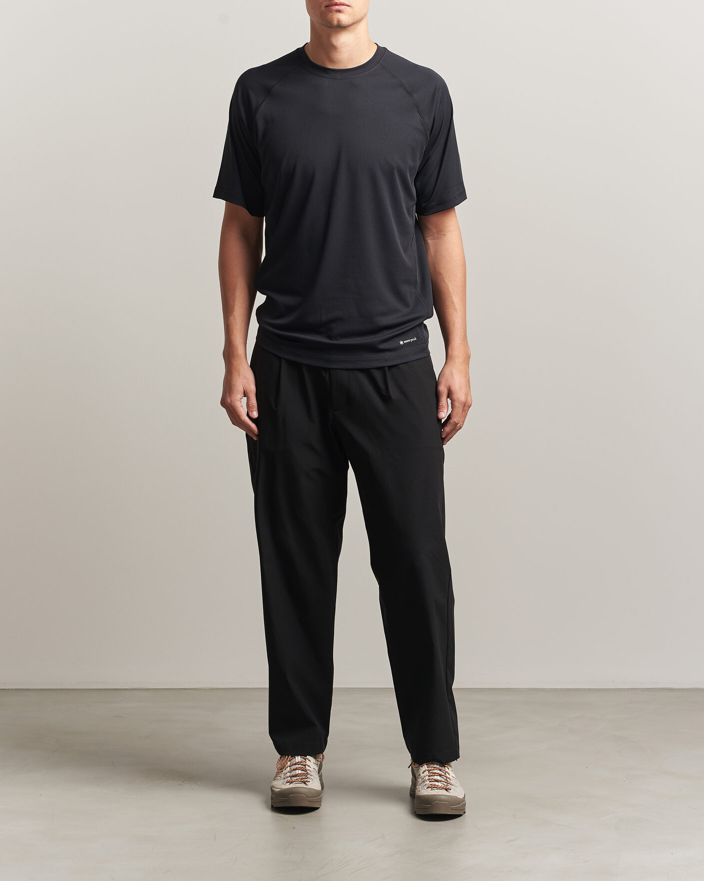 Mies | T-paidat | Snow Peak | Polartec Power Dry T-Shirt Black