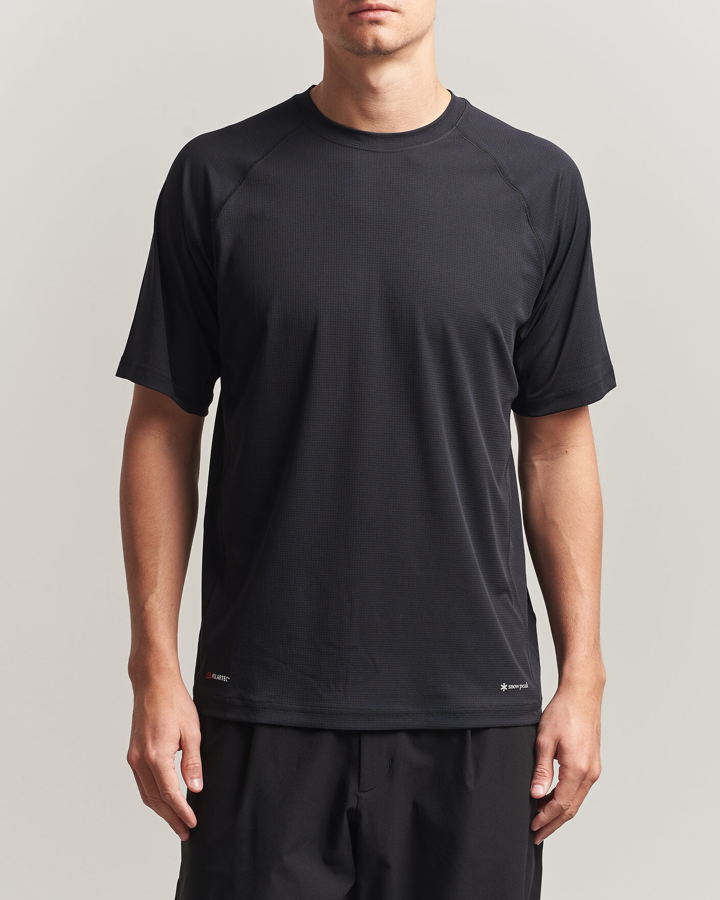 Mies | T-paidat | Snow Peak | Polartec Power Dry T-Shirt Black