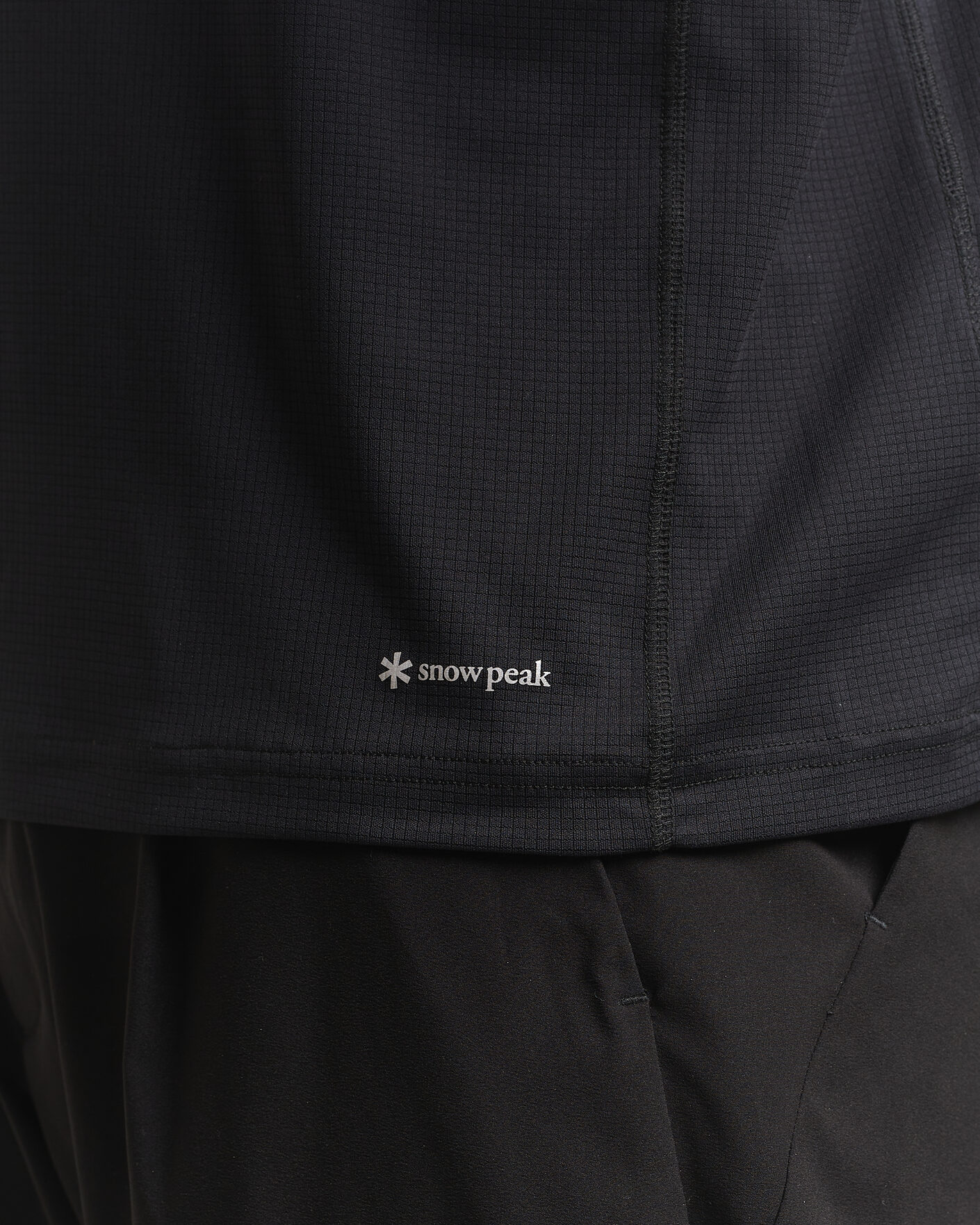 Mies | T-paidat | Snow Peak | Polartec Power Dry T-Shirt Black