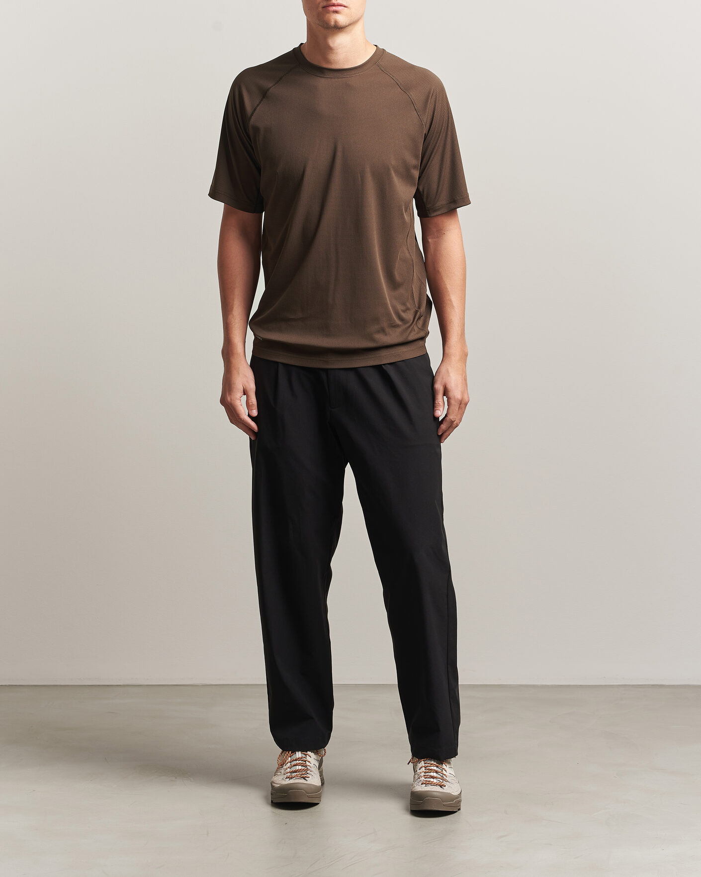 Mies | T-paidat | Snow Peak | Polartec Power Dry T-Shirt Brown