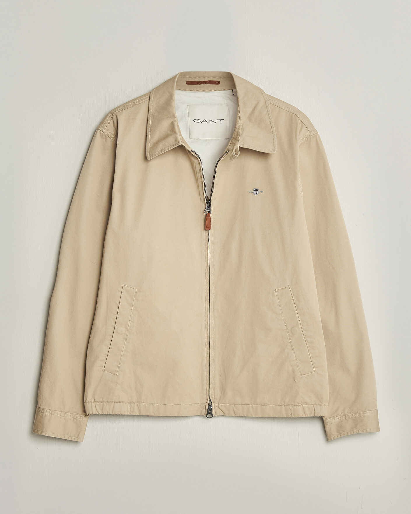 Mies | Takit | GANT | Cotton Windcheater Jacket Oat Beige