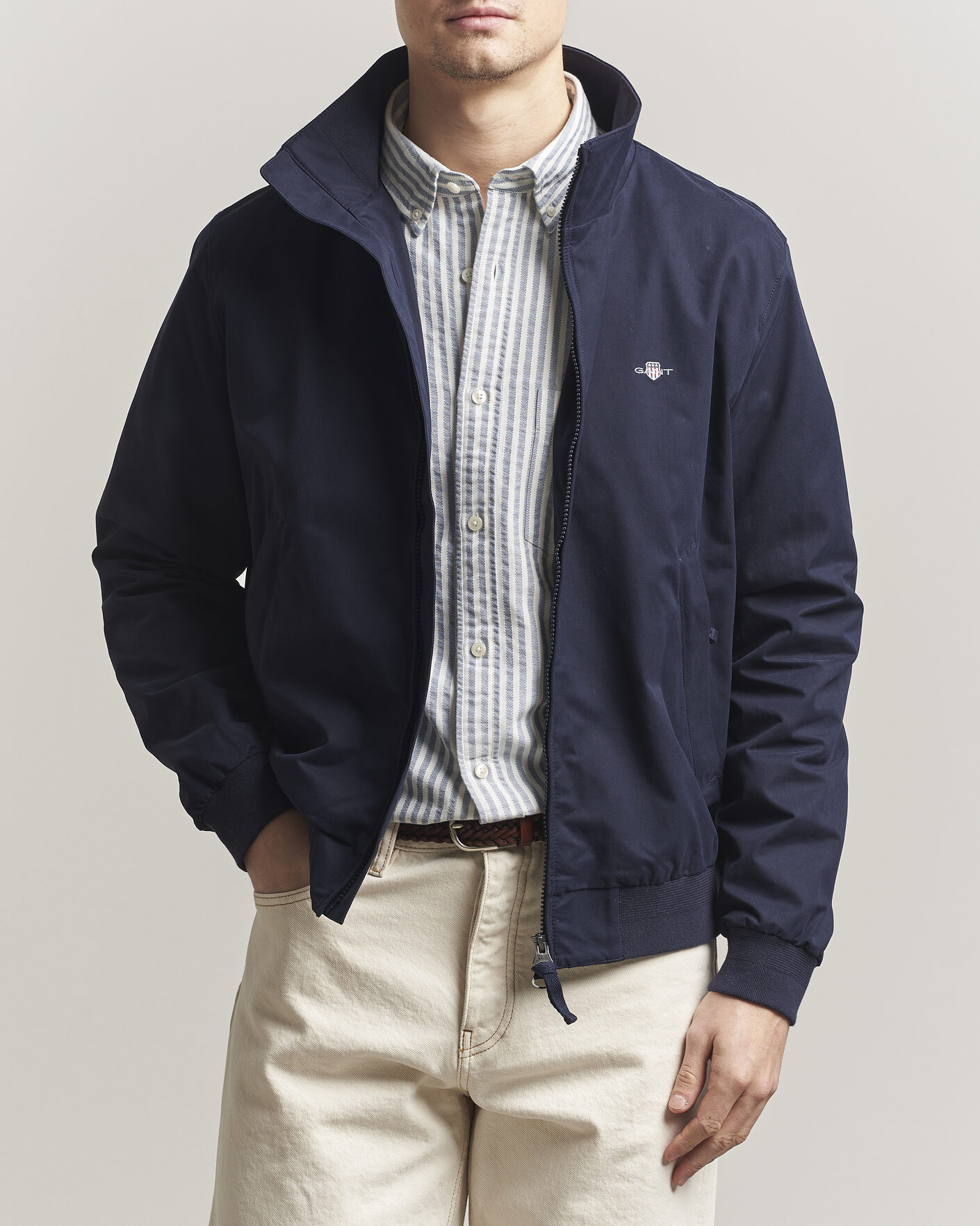 Mies | Takit | Gant | Lightweight Hampshire Jacket Evening Blue