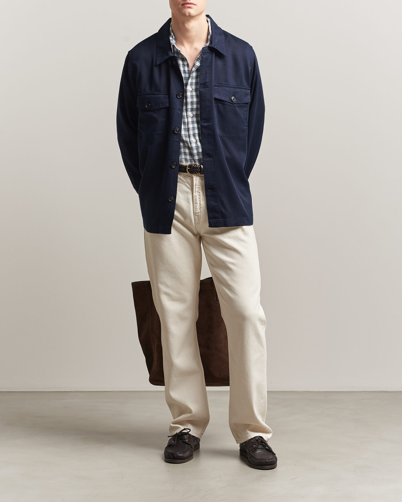 Mies | Kauluspaidat | Gant | Regular Fit Lyocell Overshirt Evening Blue