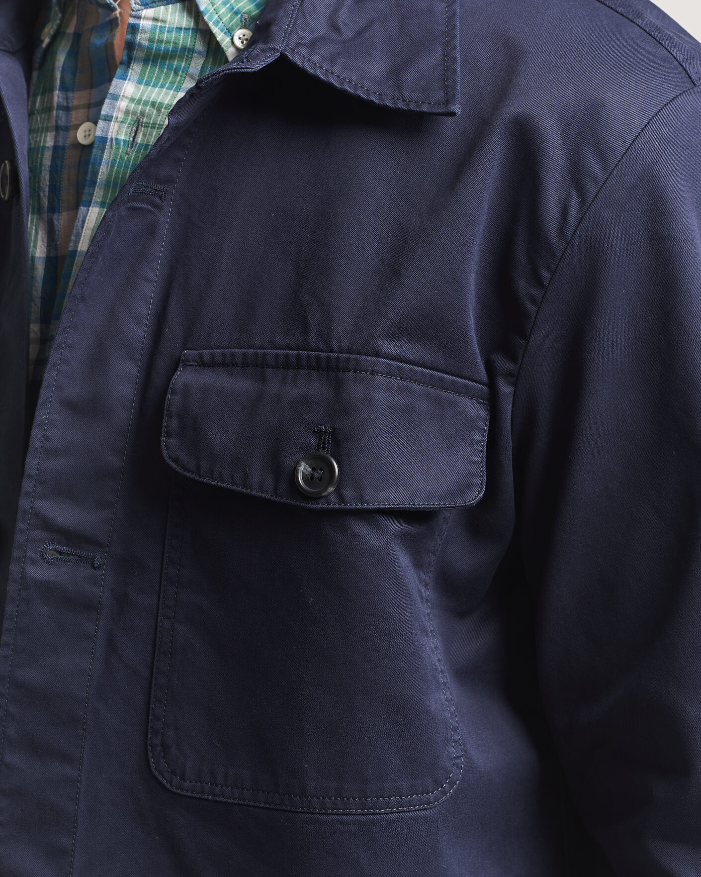 Mies | Kauluspaidat | GANT | Regular Fit Cotton Twill Overshirt Evening Blue