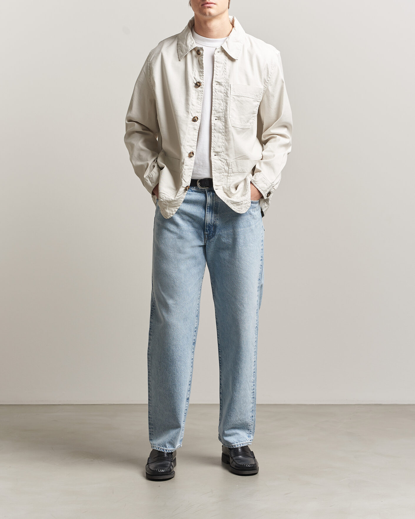 Mies | Kauluspaidat | GANT | Regular Fit Cotton/Linen Overshirt Sand
