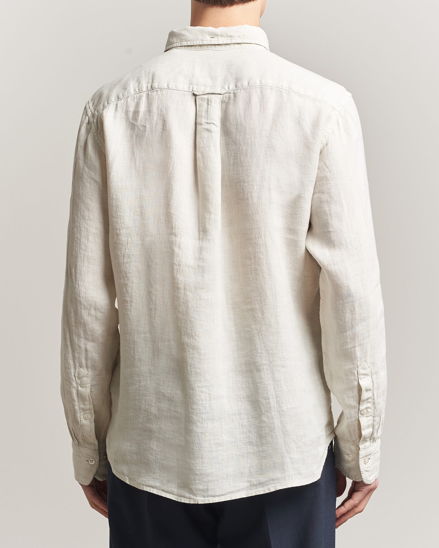 Mies | Kauluspaidat | Gant | Regular Fit Garment Dyed Linen Shirt Sand